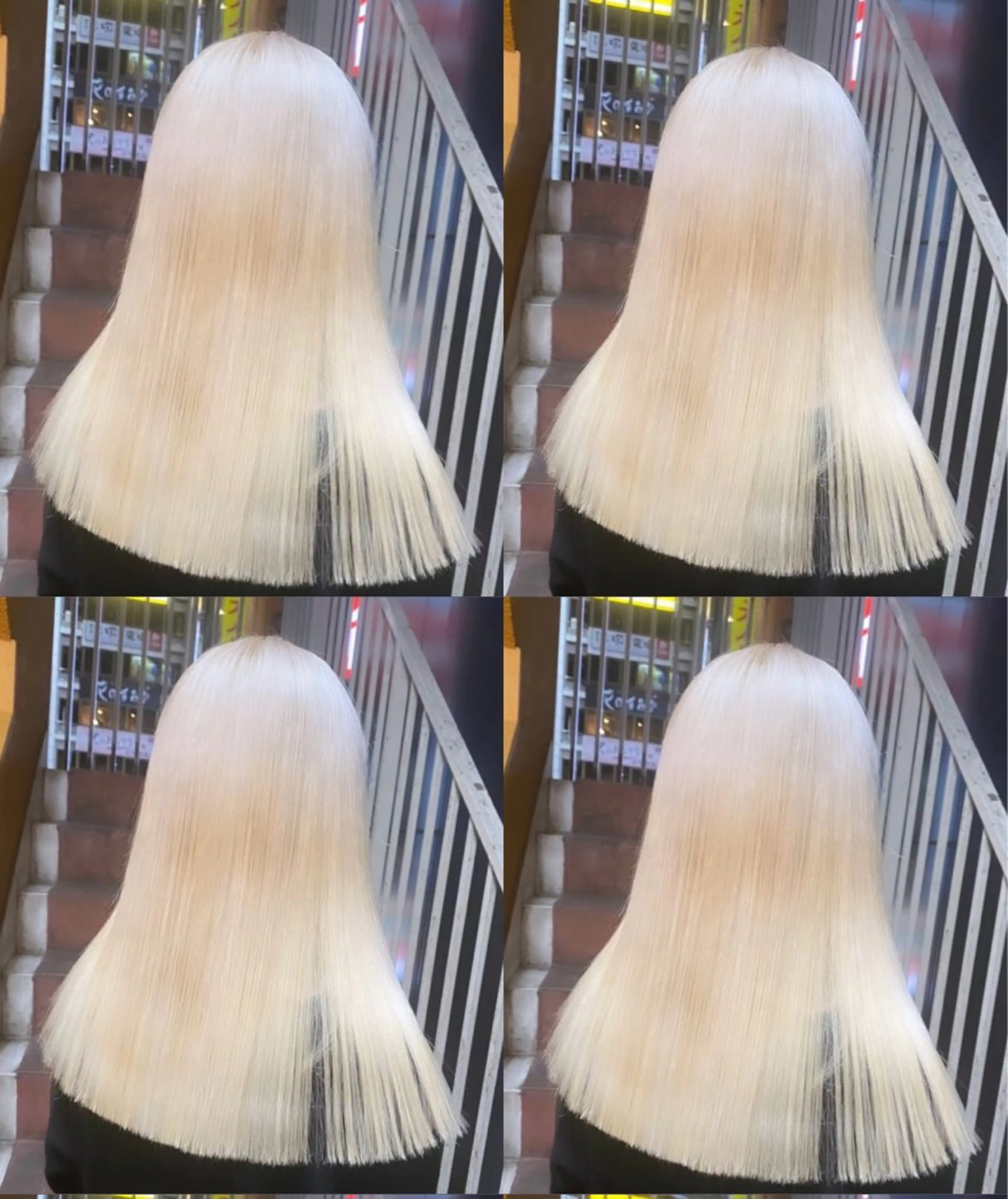 ロング カラー ヘアカラー 髪質改善×韓国 レイヤー ひかるのヘアスタイル
