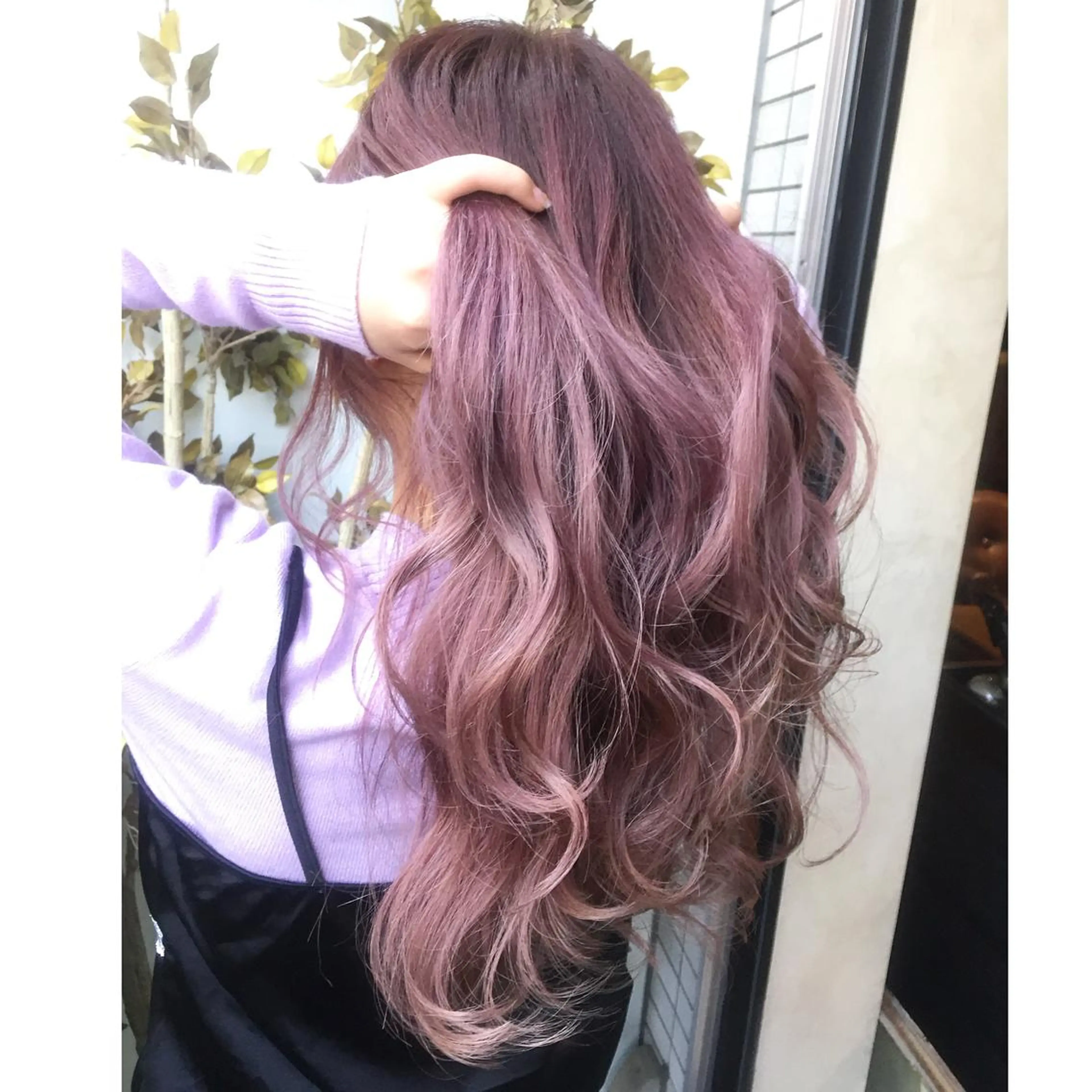 ロング カラー グラデーションカラー ラベンダーカラー ラベンダーピンク ピンクカラー Salon de MiLK所属・露木 啓介のヘアスタイル