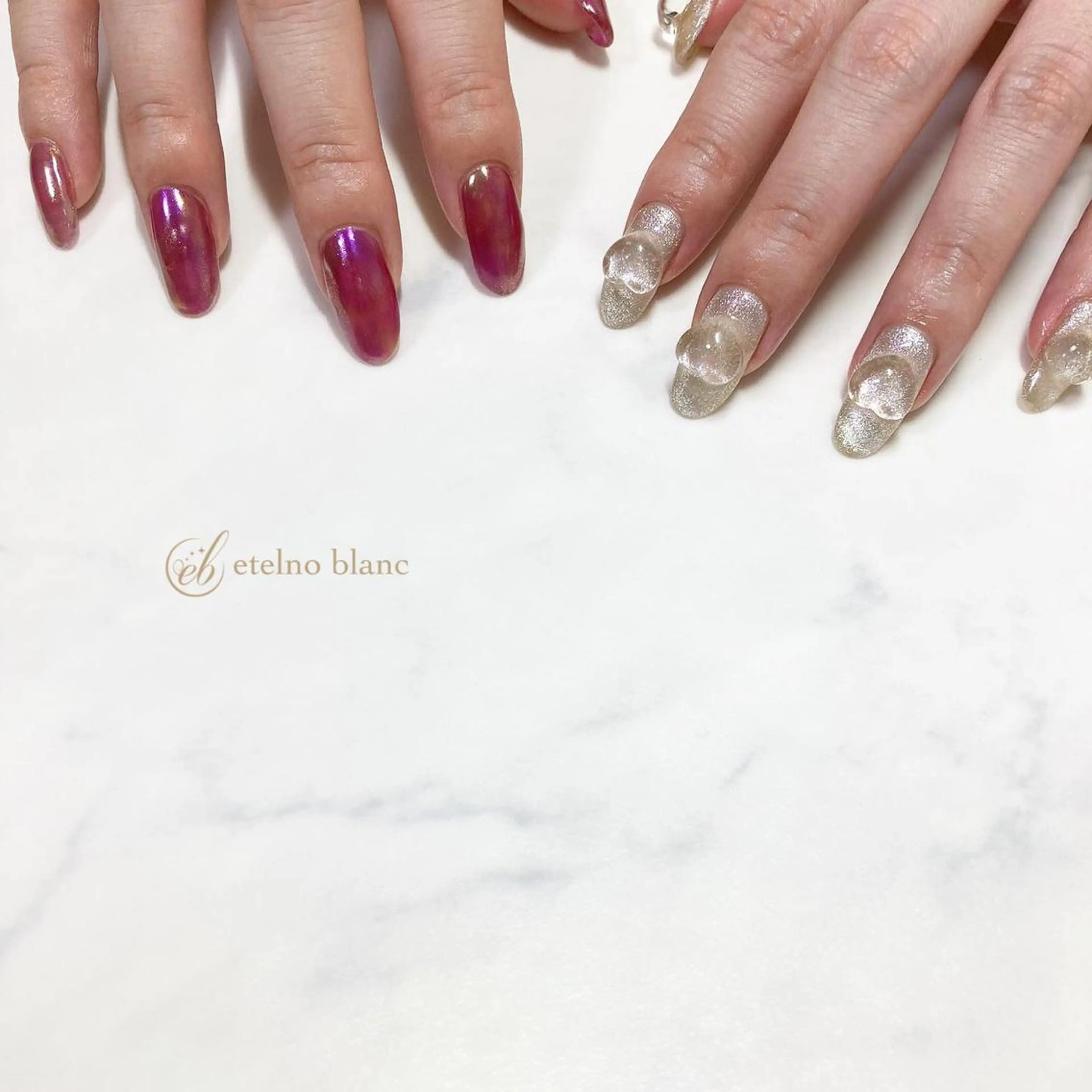 ネイル etelno blanc中目黒のネイルデザイン