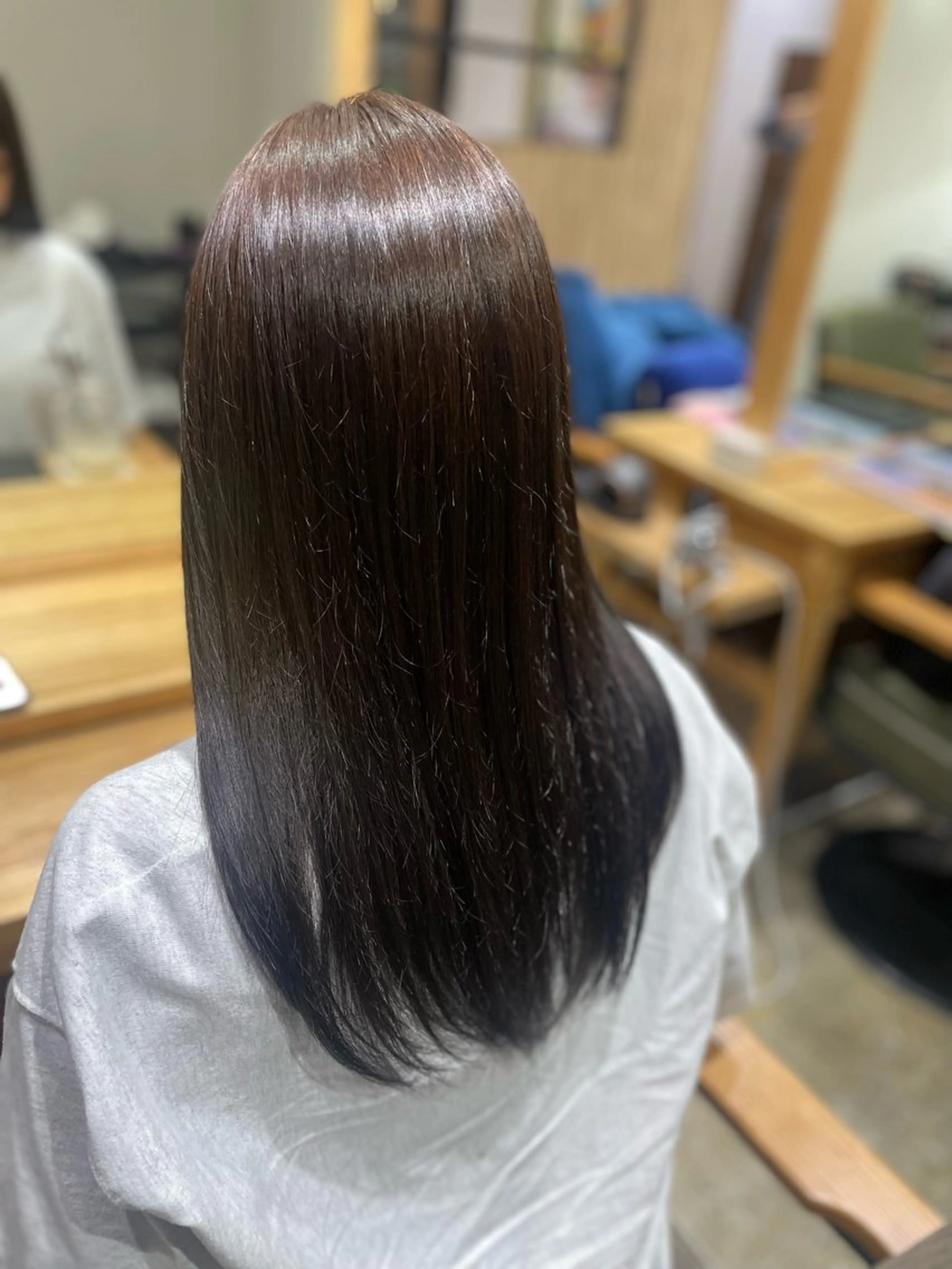 ロング ヘアカラー 🖤Keina🖤 大人上品カラー.*˚のヘアスタイル