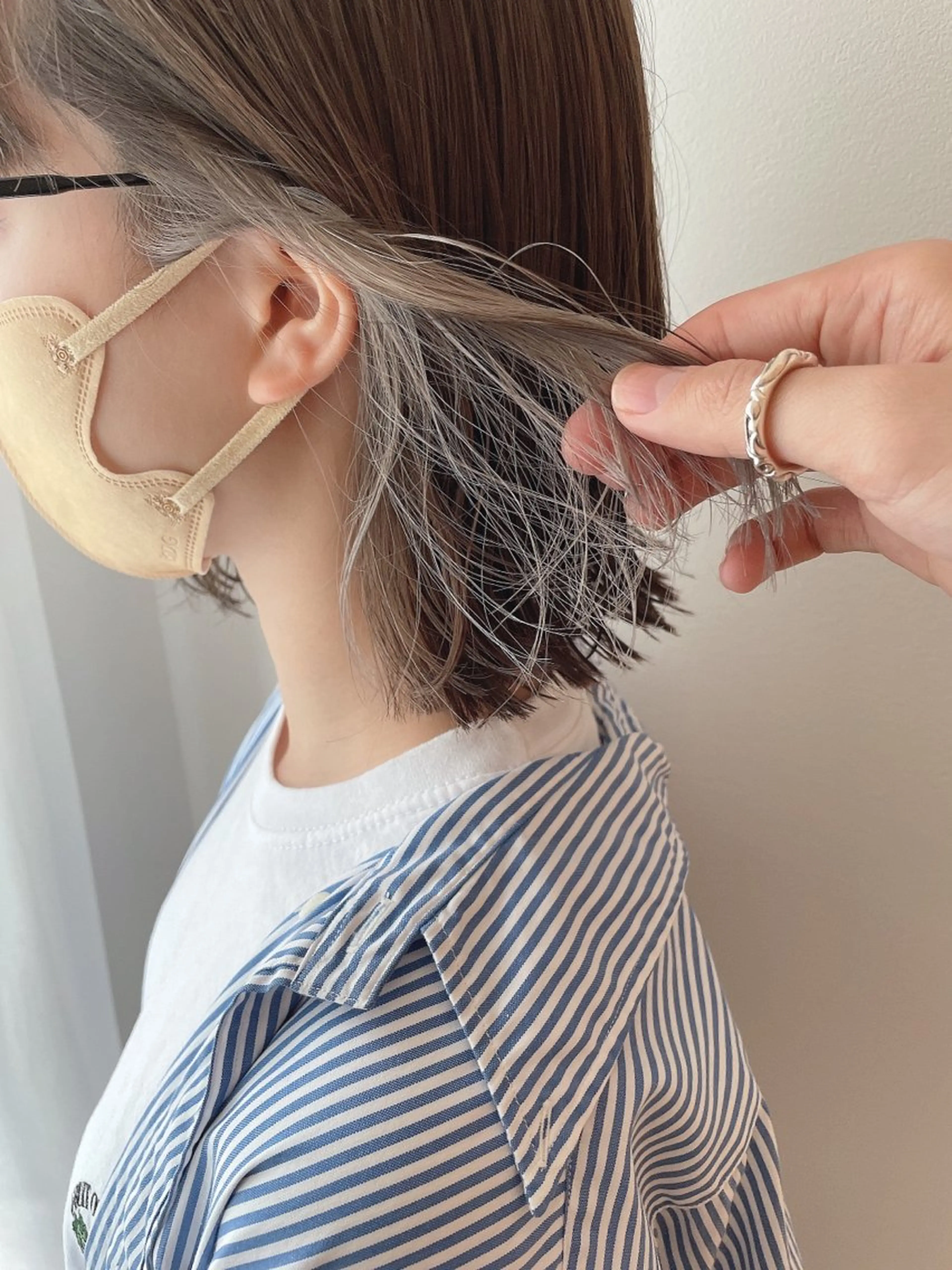 ショート カラー ヘアカラー Say. Reeのヘアスタイル