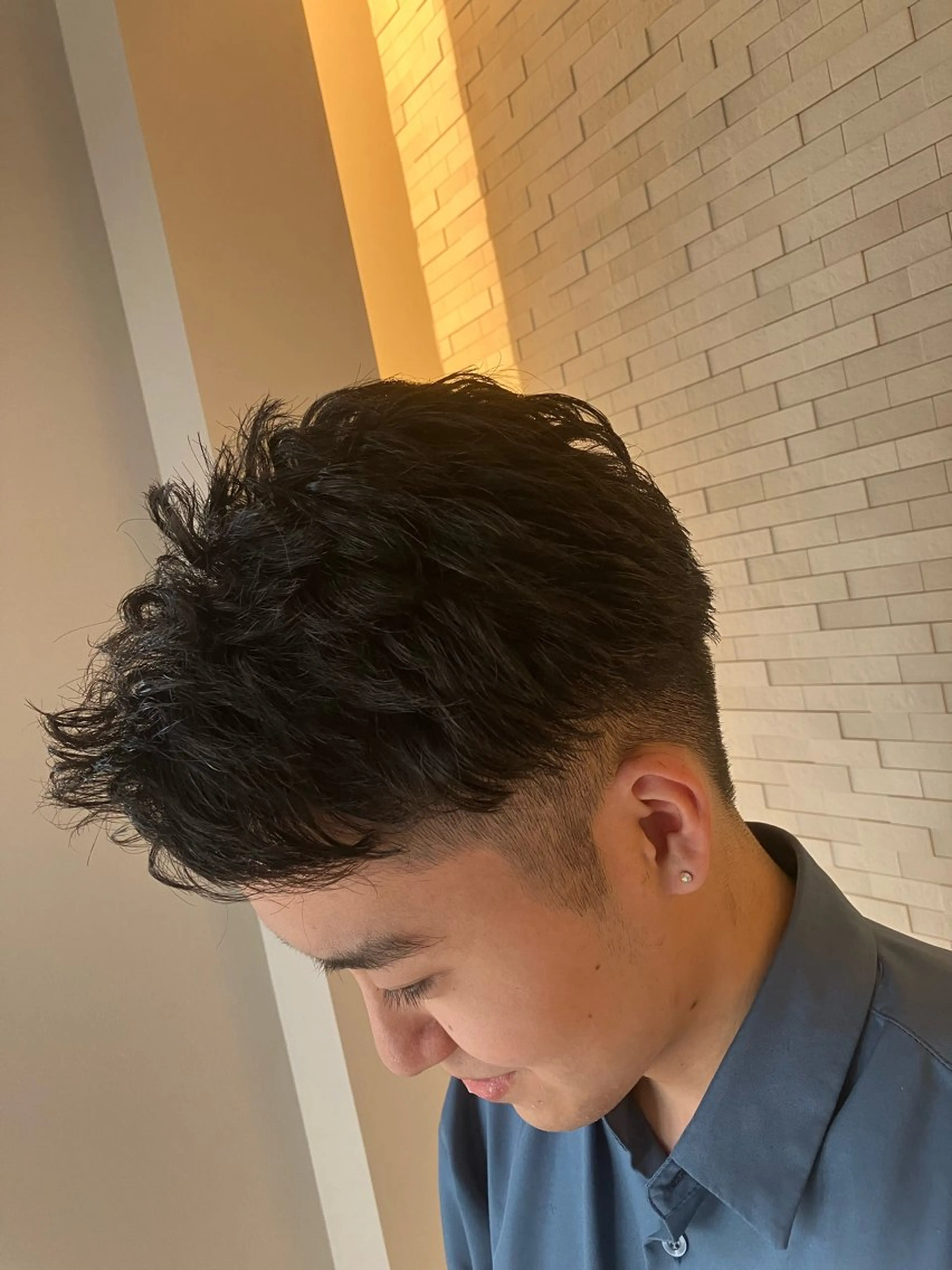 ショート パーマ ショートヘア ツイストパーマ Men's Salon GRAN 矢巾店所属・佐々木 真吾のヘアスタイル