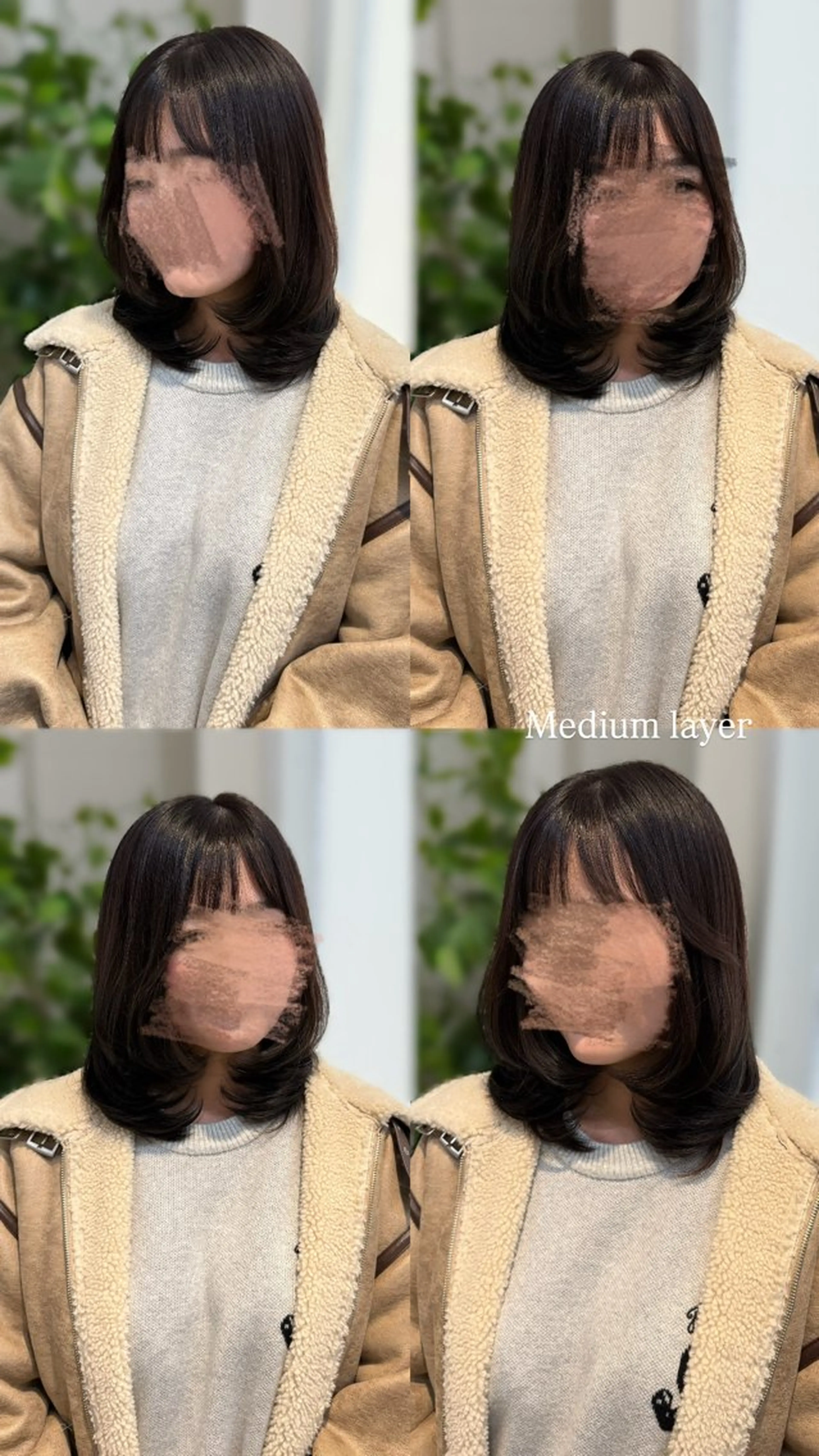 ミディアム カット ヘアカラー トリートメント Zina 熊本店 ワンホン/Juranのヘアスタイル