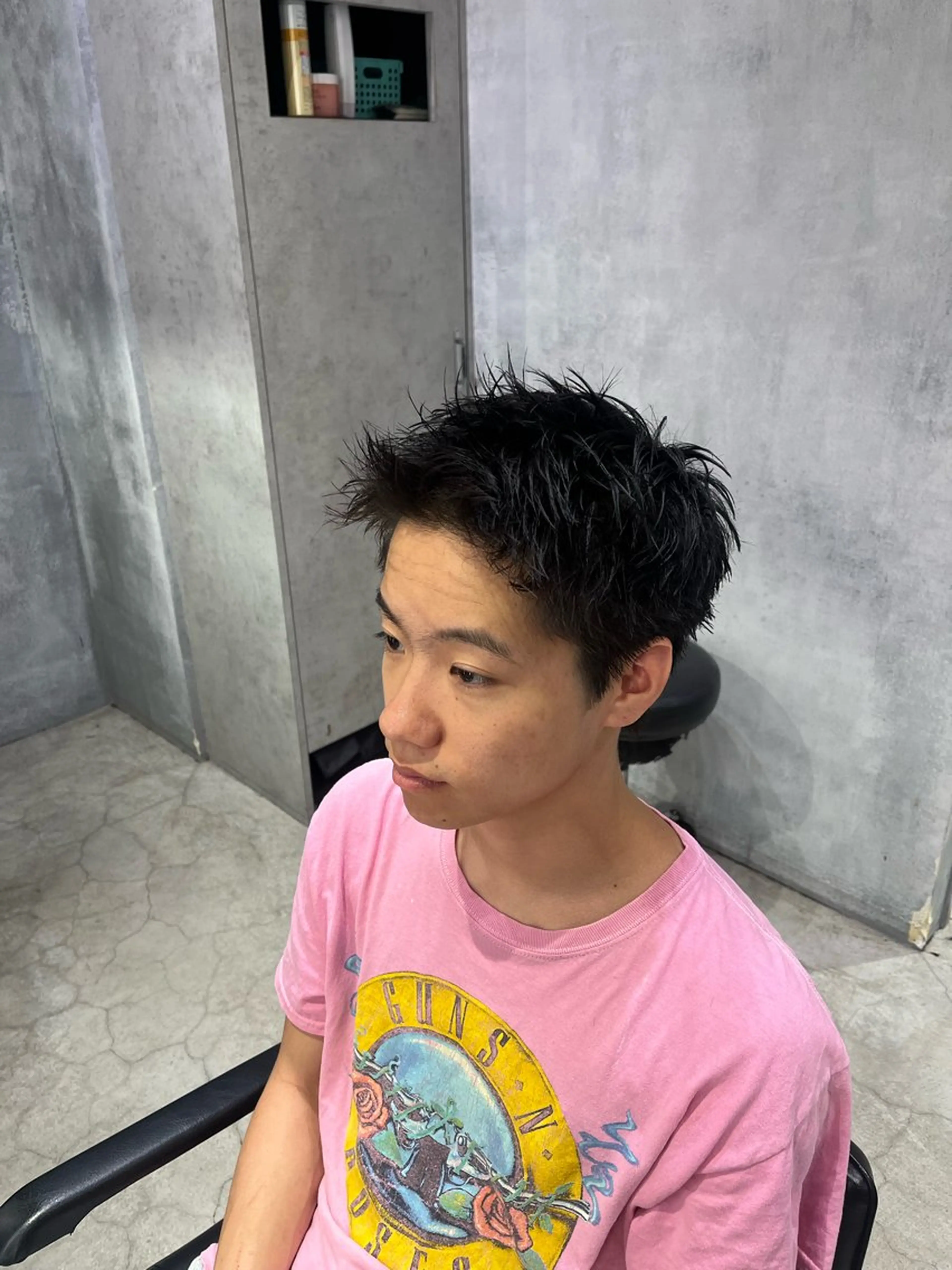 ショート メンズ カット 🔥特殊パーマ🔥 歩夢のヘアスタイル