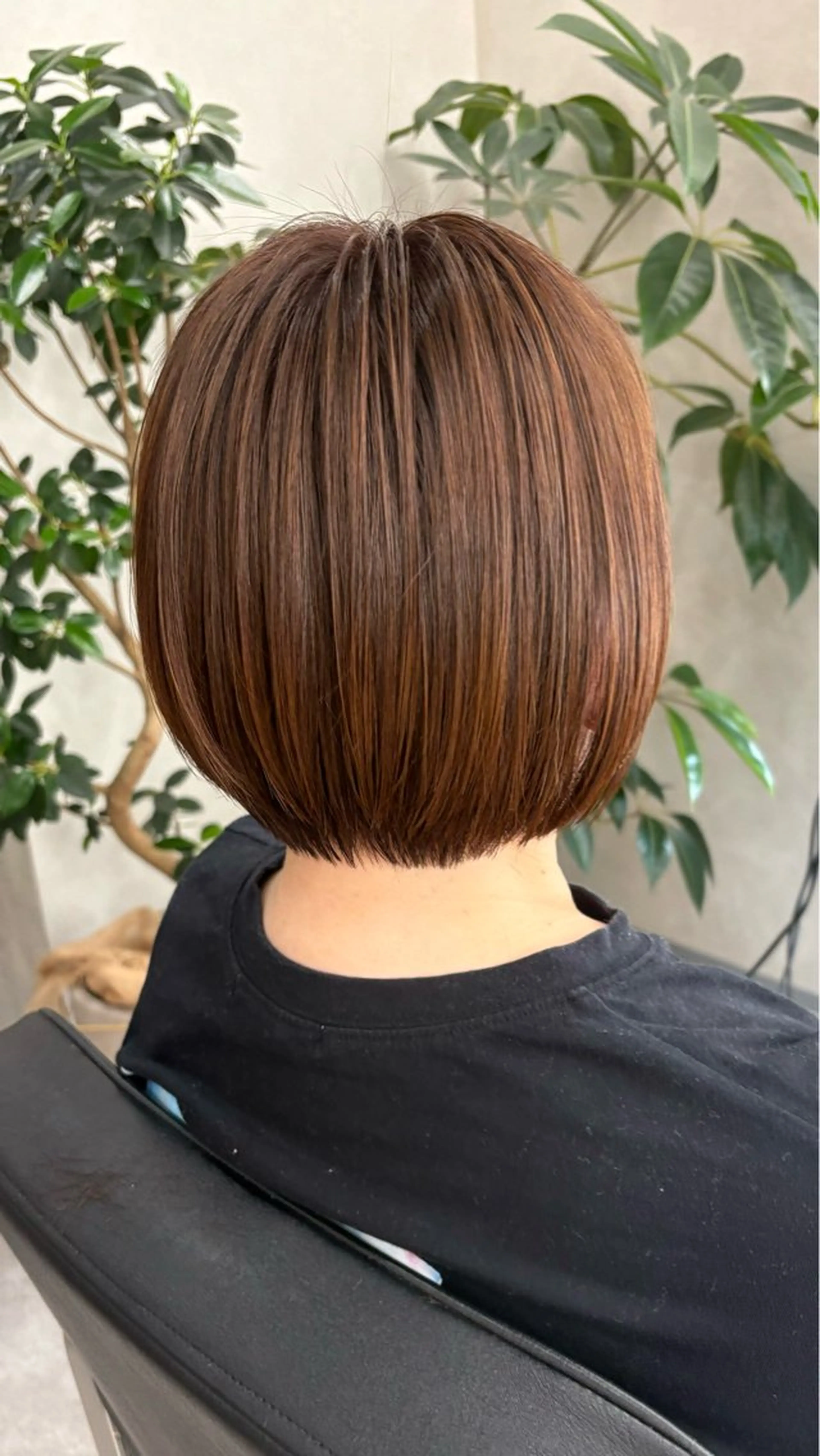 ショート カラー ショートボブ ボブ ショートヘア カット ヘアカラー トリートメント qumu 横浜所属・【横浜】ショートボブ /縮毛矯正/神永のヘアスタイル