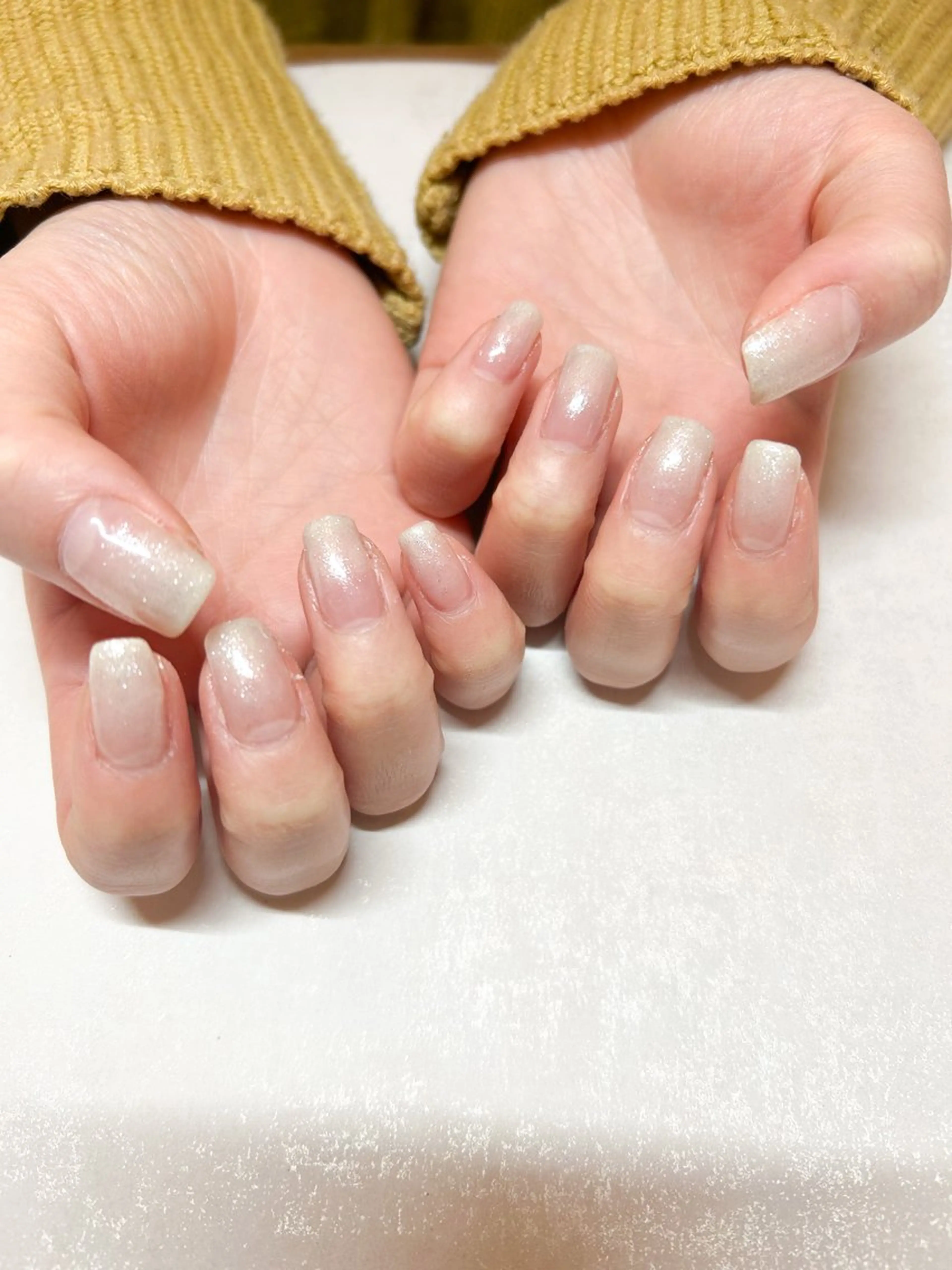 ネイル グラデーション ラメ(グリッター) ラメグラデーション niji nailのネイルデザイン