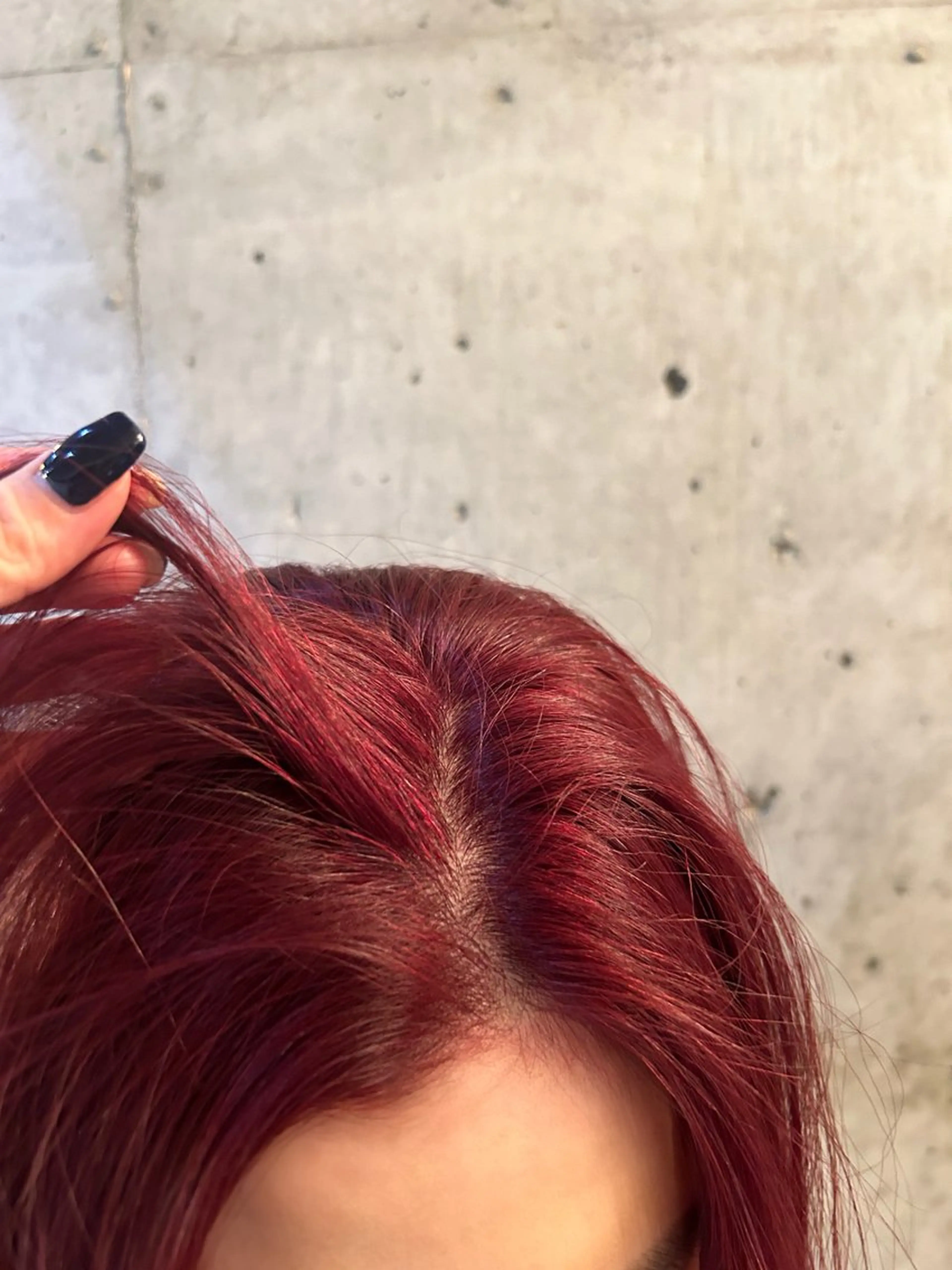 ロング ヘアカラー ♥️切りっぱなし/ 艶カラー/mahoのヘアスタイル