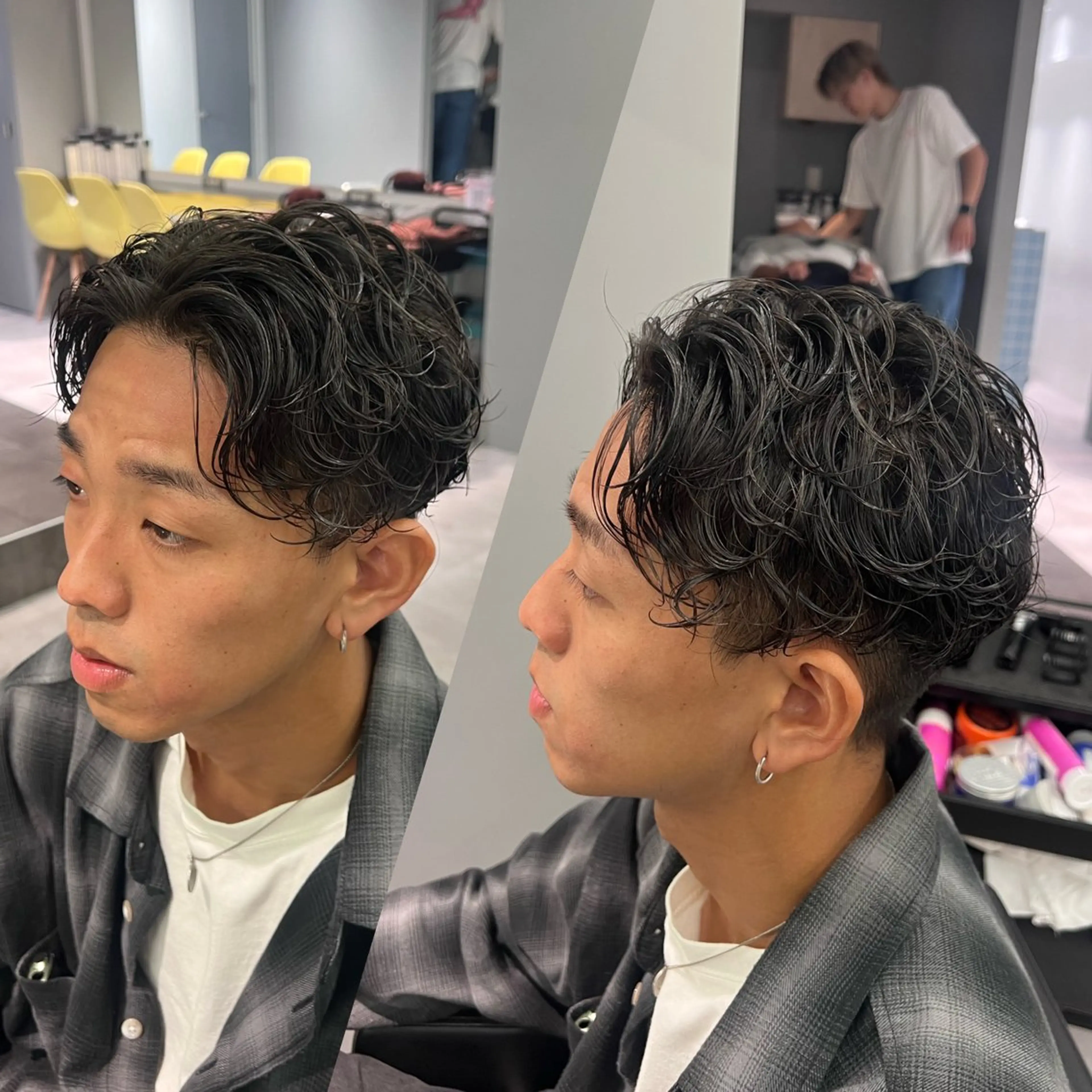パーマ R/🤎 パーマ＆ブリーチ🔥のヘアスタイル