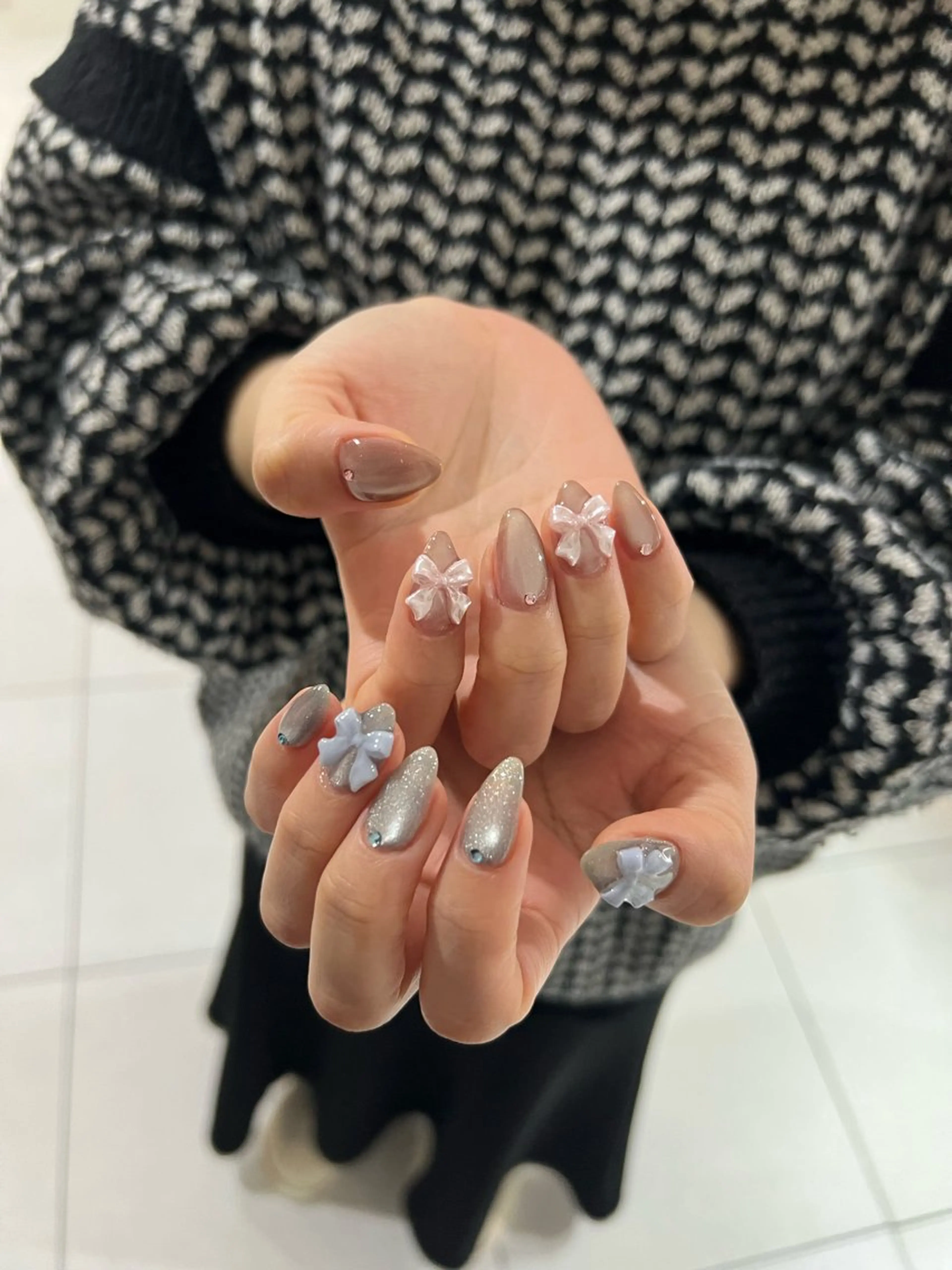 ネイル 持ち込み ハンドネイル ハンドケア Charme. NOBUKOのネイルデザイン
