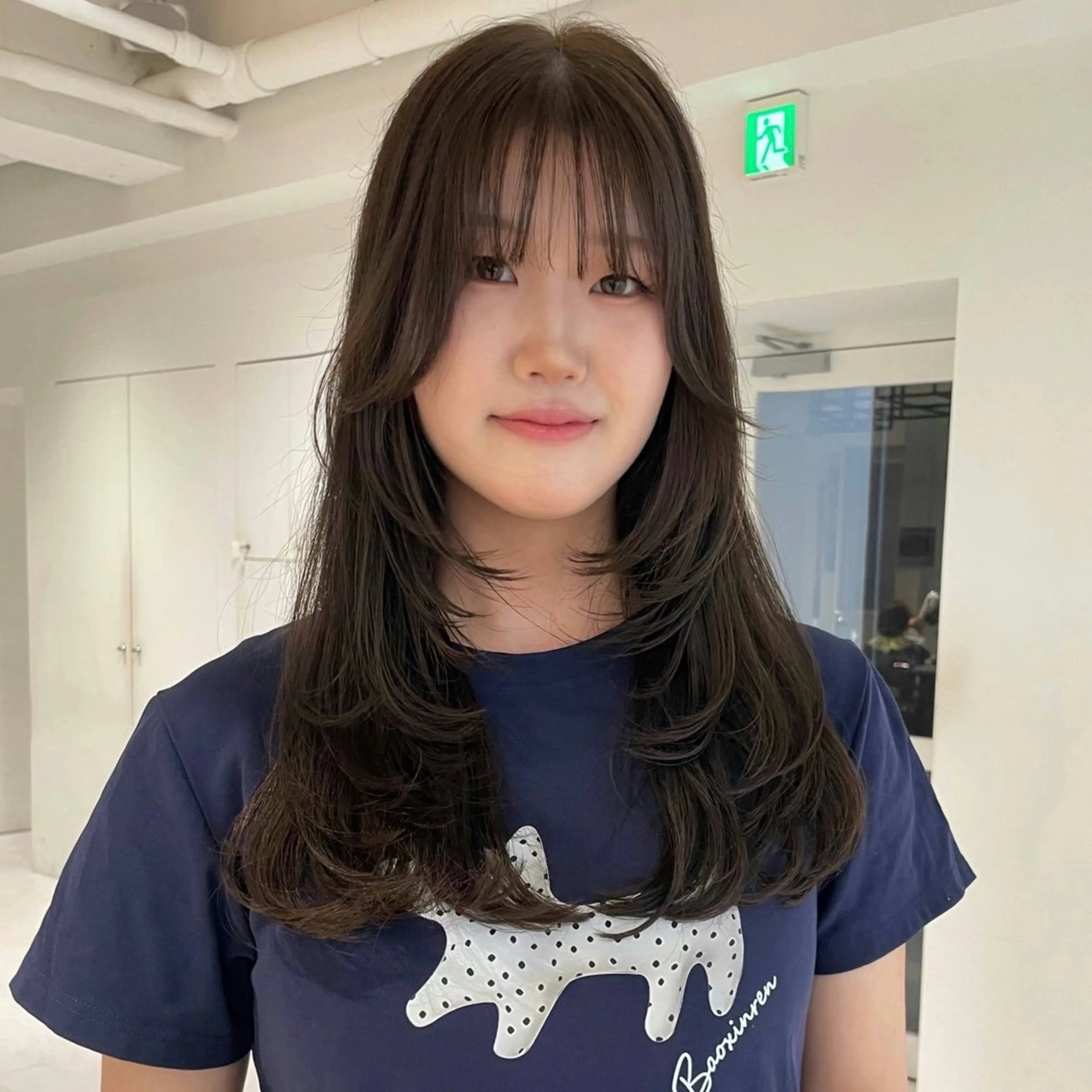 ロング カット ヘアカラー トリートメント haruko🎀 レイヤーカットのヘアスタイル