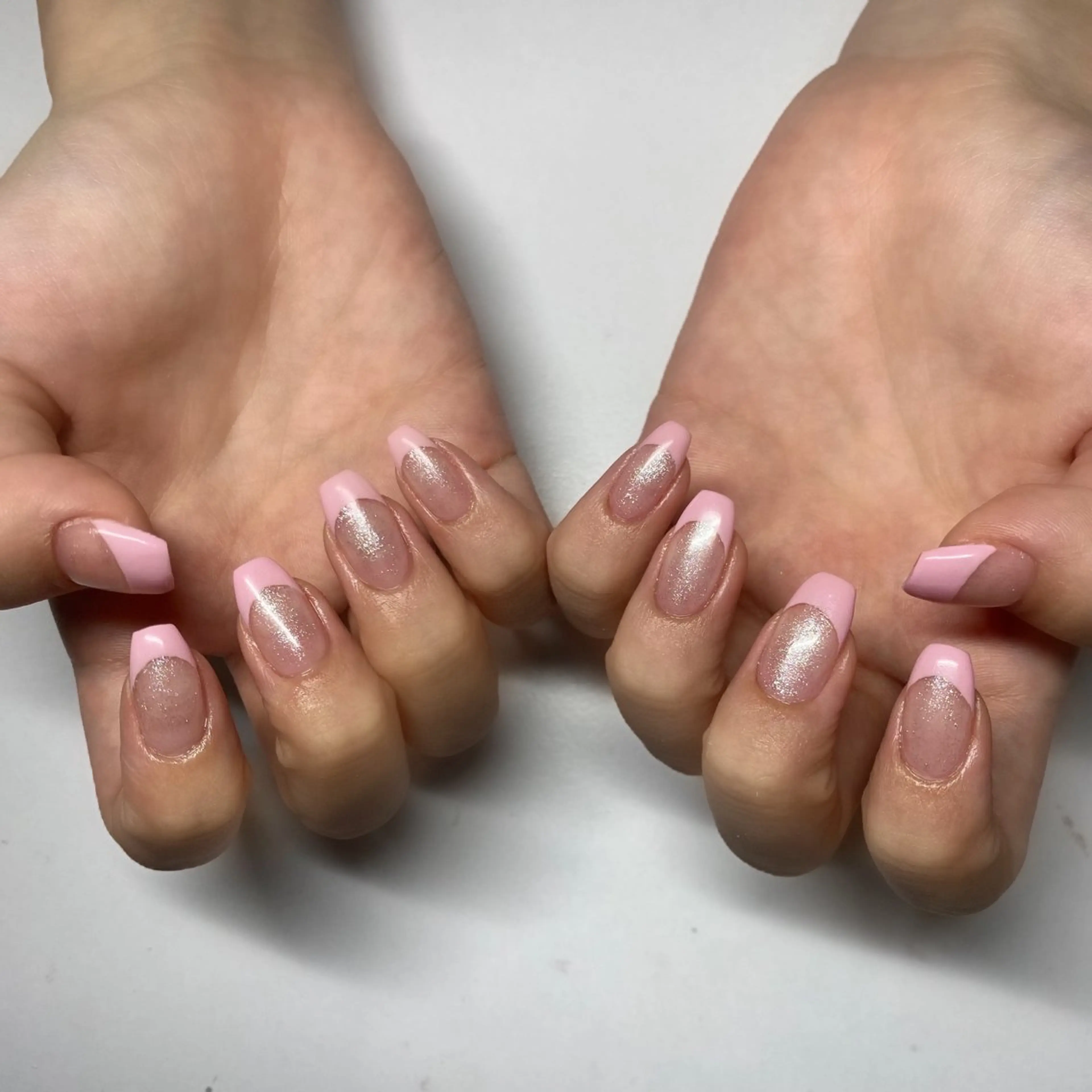 ネイル フレンチネイル ピンク y's beauty 京橋店のネイルデザイン