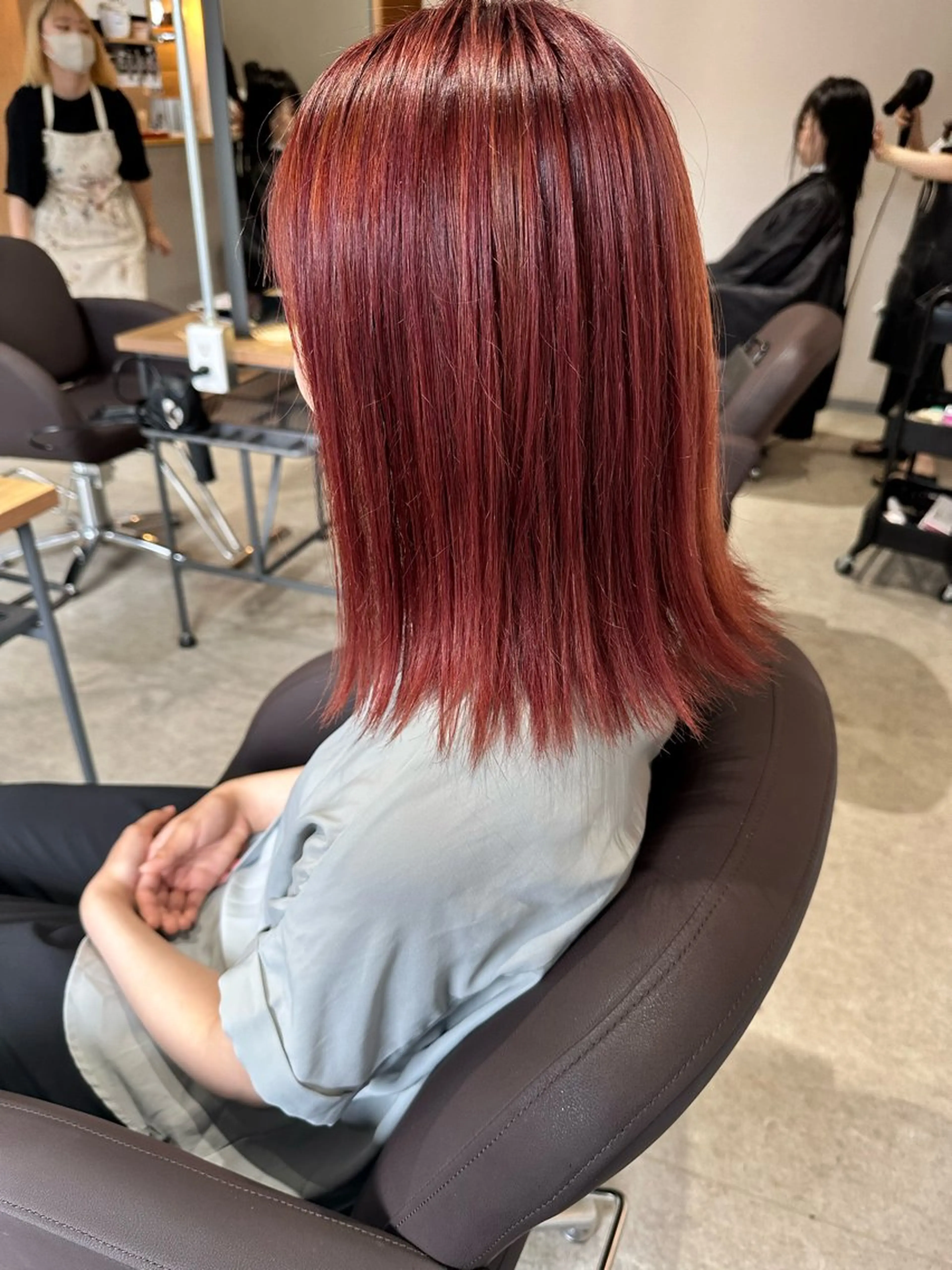 ミディアム miri.. 久留米　国分のヘアスタイル