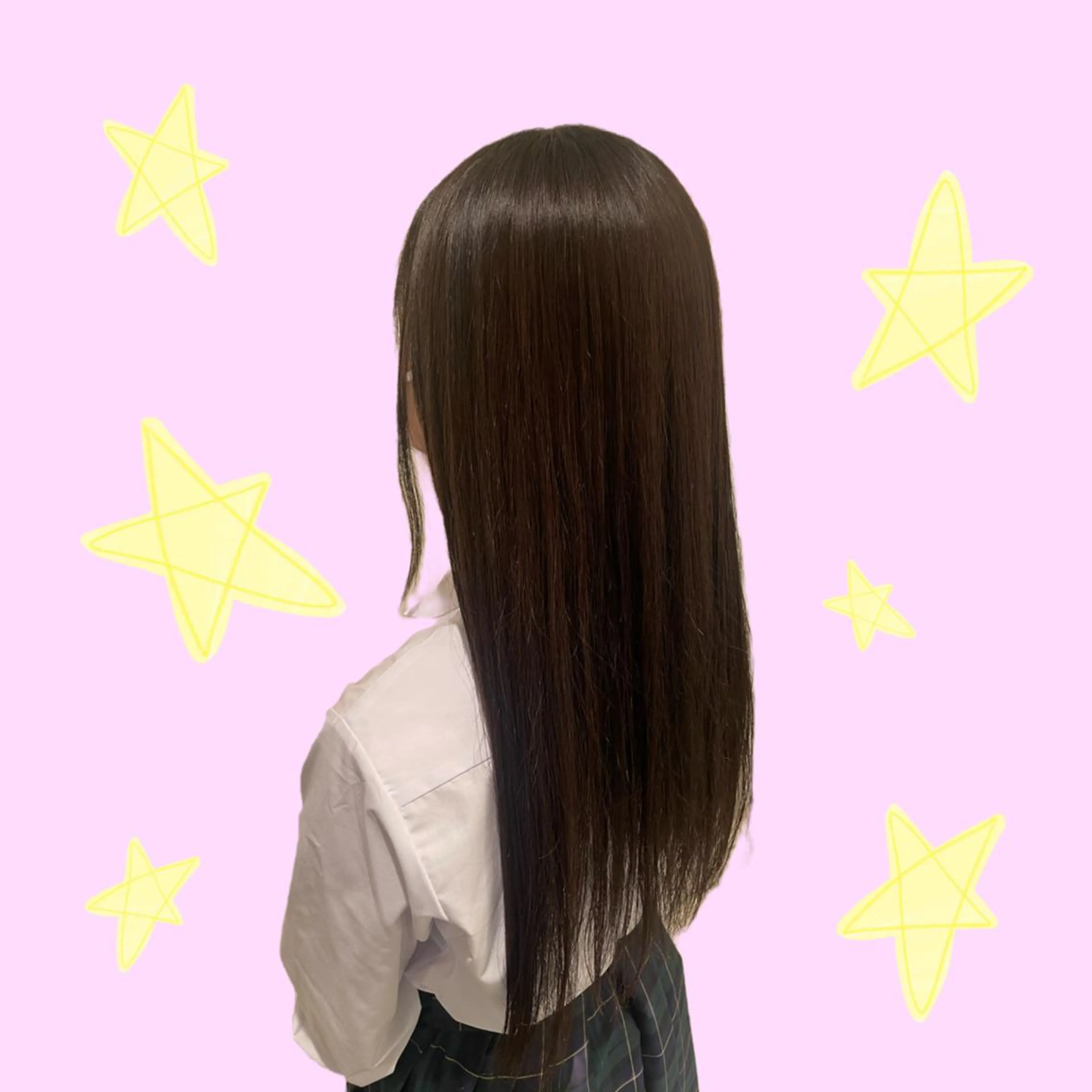 ロング カラー ヘアアレンジ 🦄ブリーチ💜エク ステ💜MIU🦄のヘアスタイル