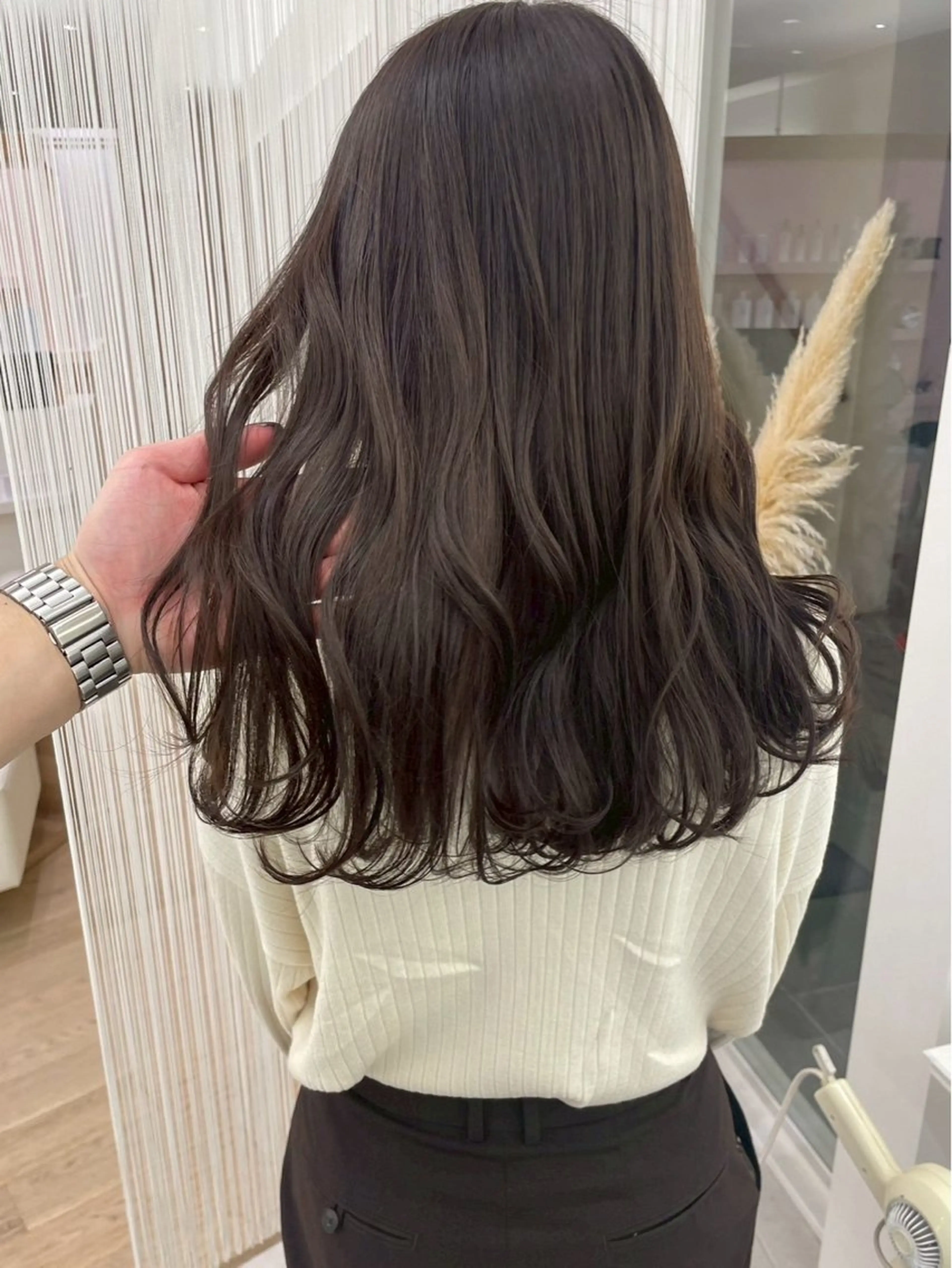 ロング カラー カット ヘアカラー ParveMix🎀 稲垣詞葉のヘアスタイル