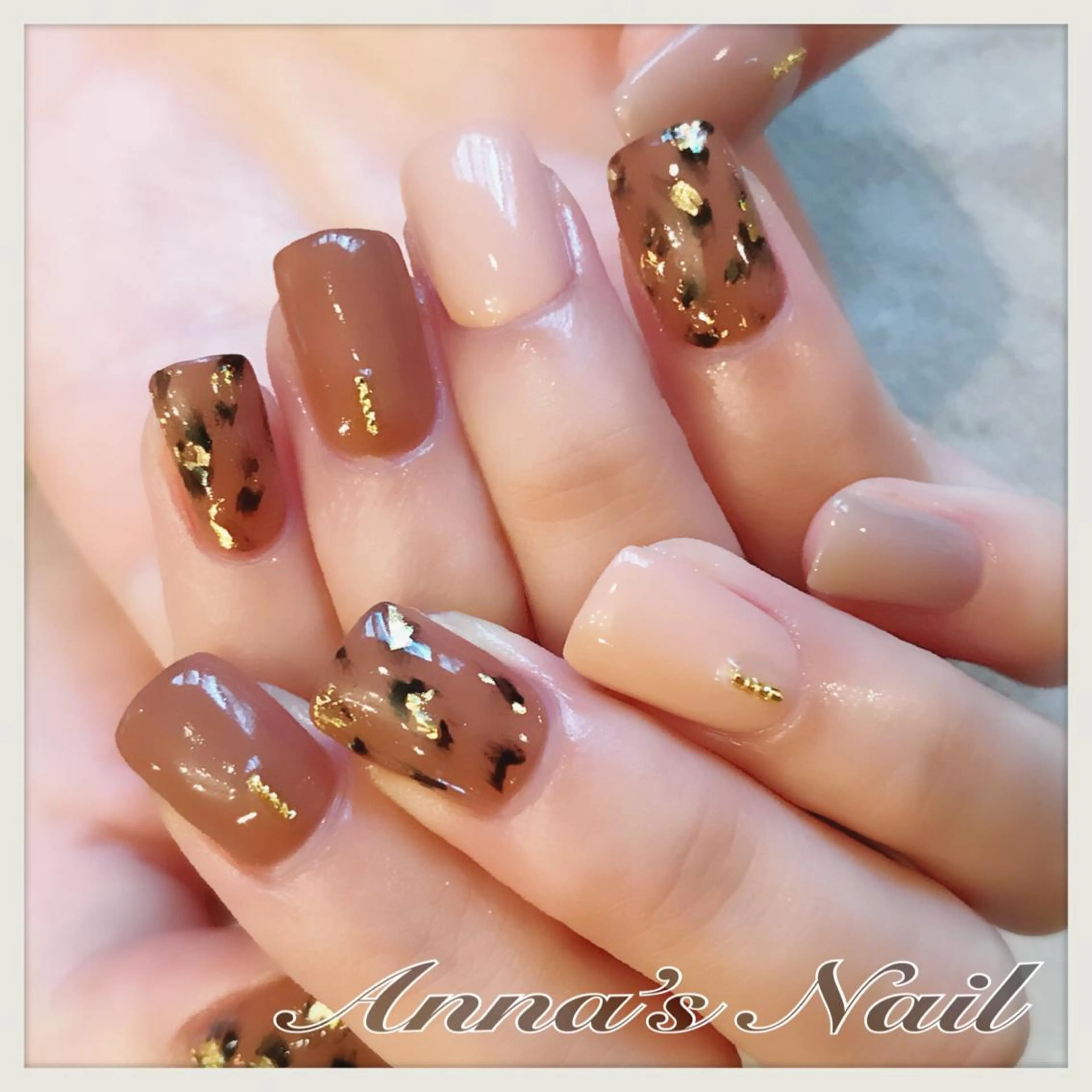 ネイル アニマル柄 Anna’s Nail所属・清口 杏奈のネイルデザイン