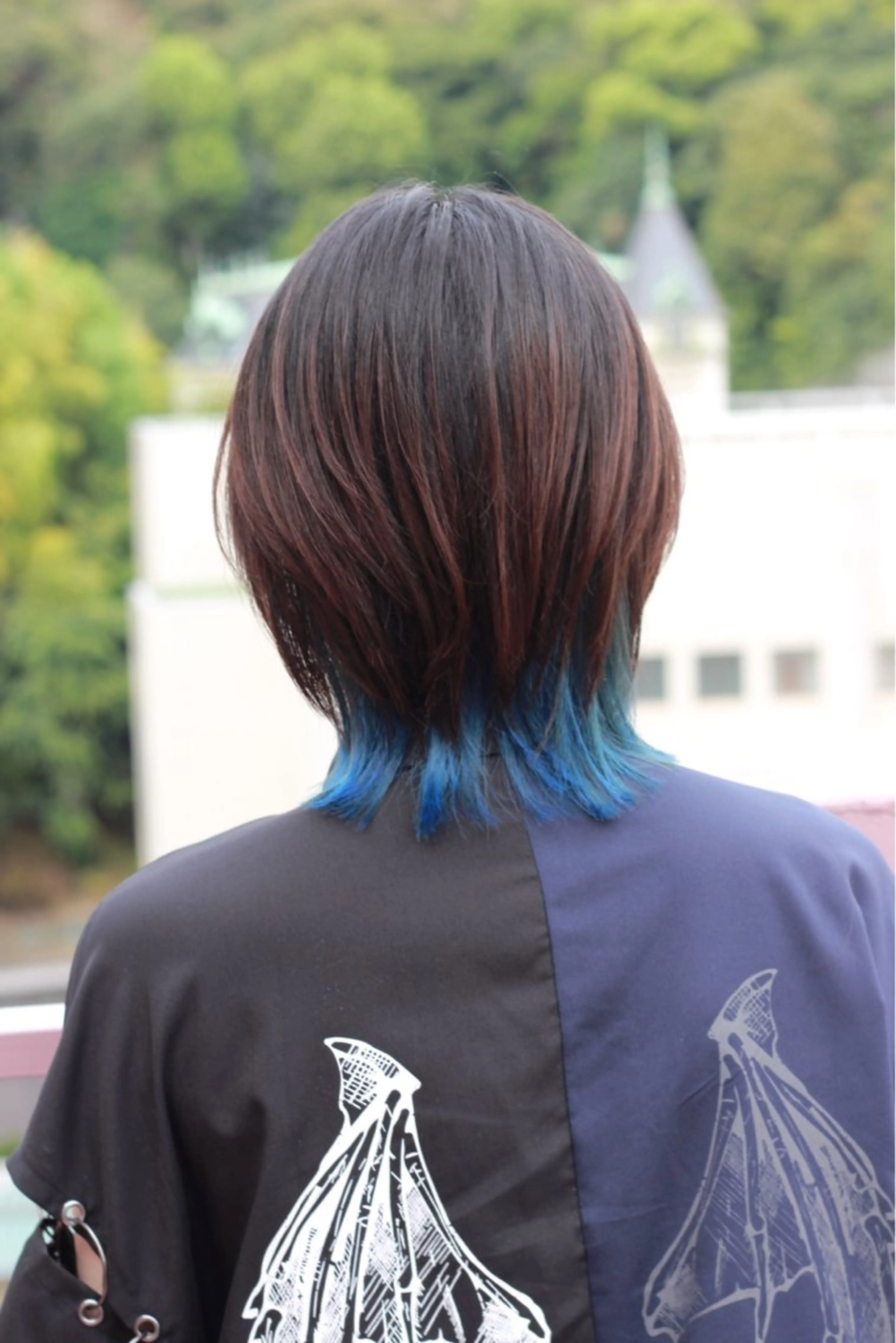 ショート カラー ブルーカラー ウルフカット ヘアカラー Viage （ビアージュ）のヘアスタイル