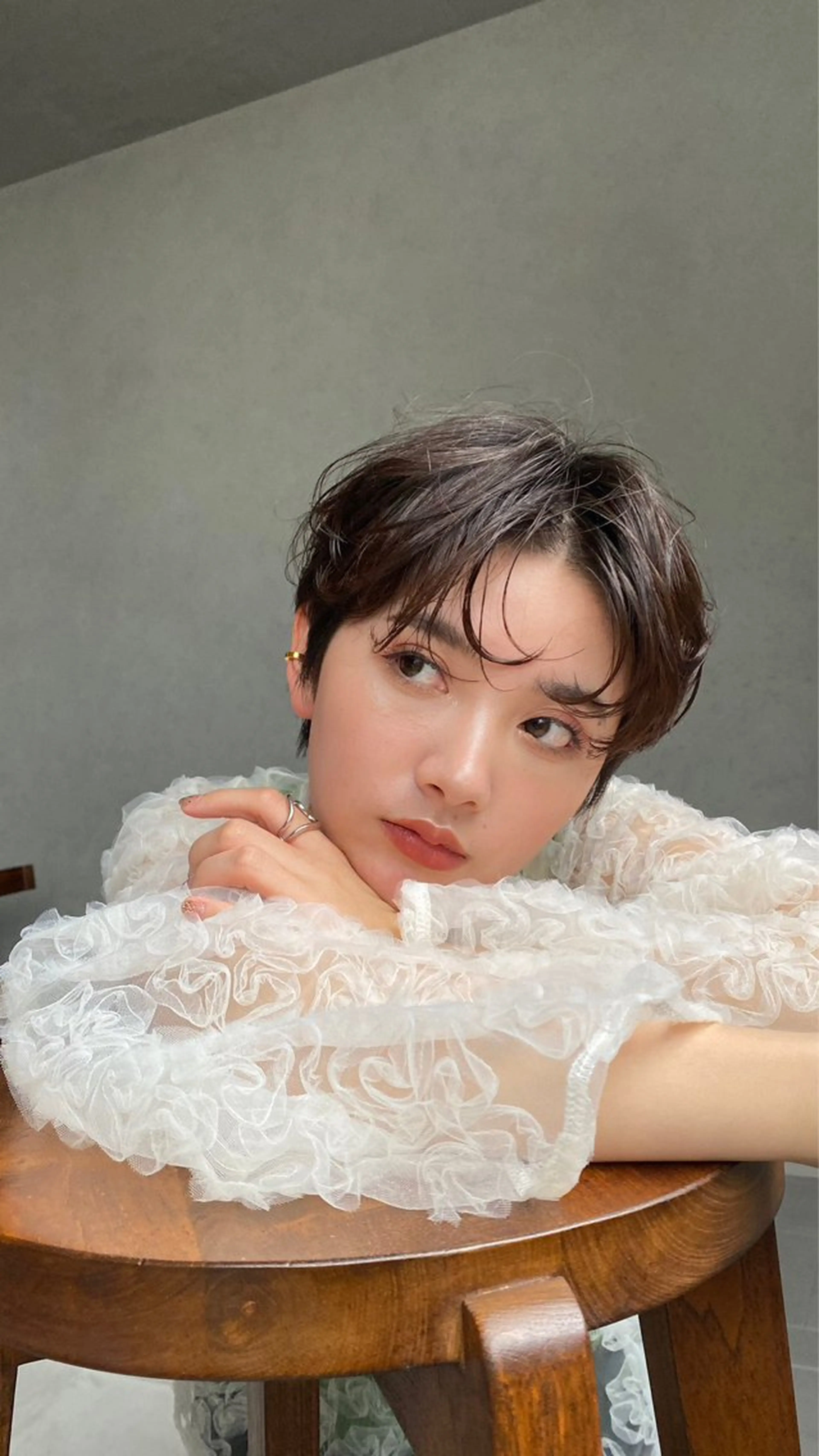 ショート カット 飯田 亘貴　小顔カット❣️のヘアスタイル