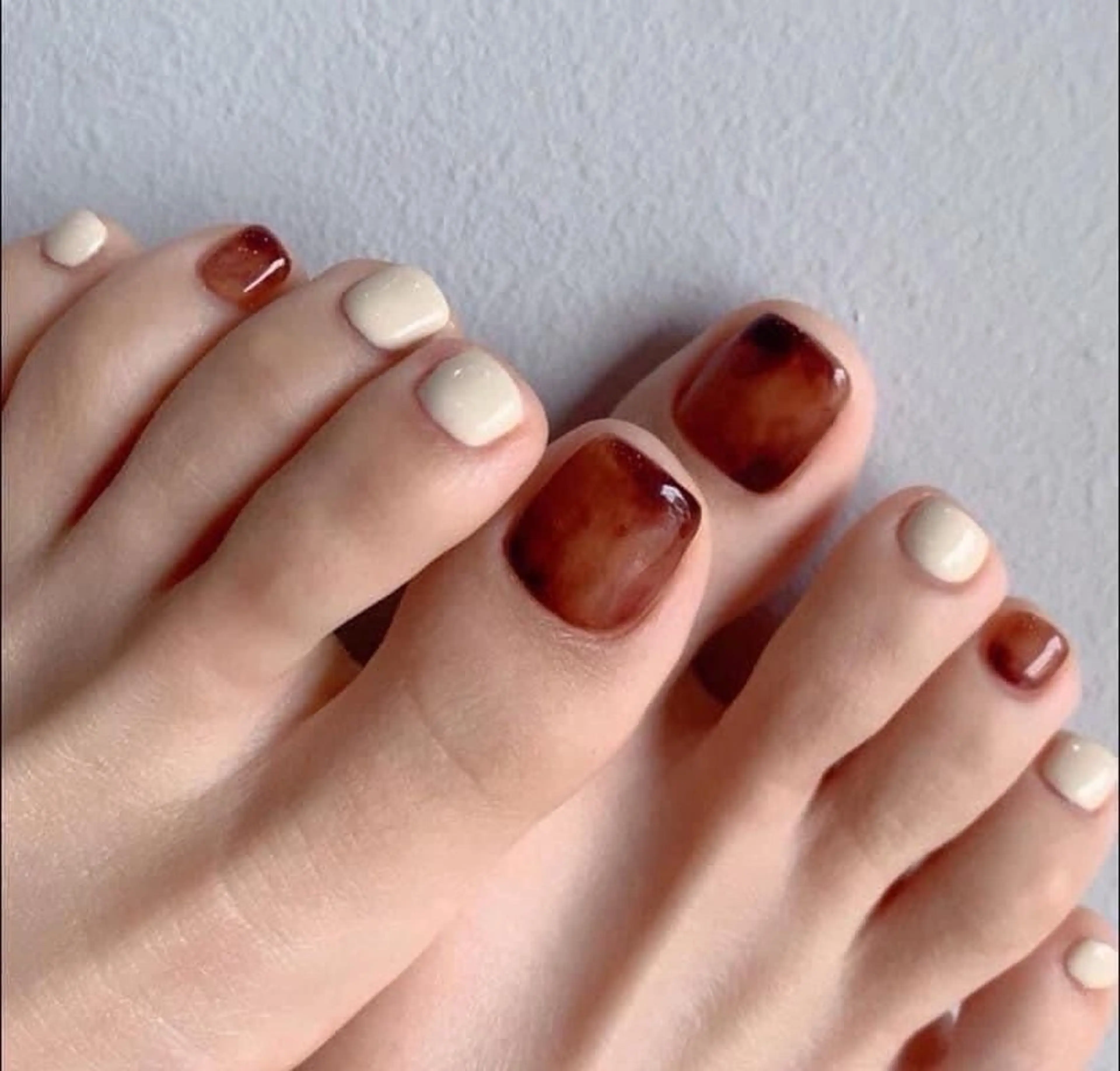 【✨人気NO.1 ニュアンス10本アート✨】オフ込み✨デザイン迷われてる方はこちらがおすすめ🪄🙆‍♀️の写真