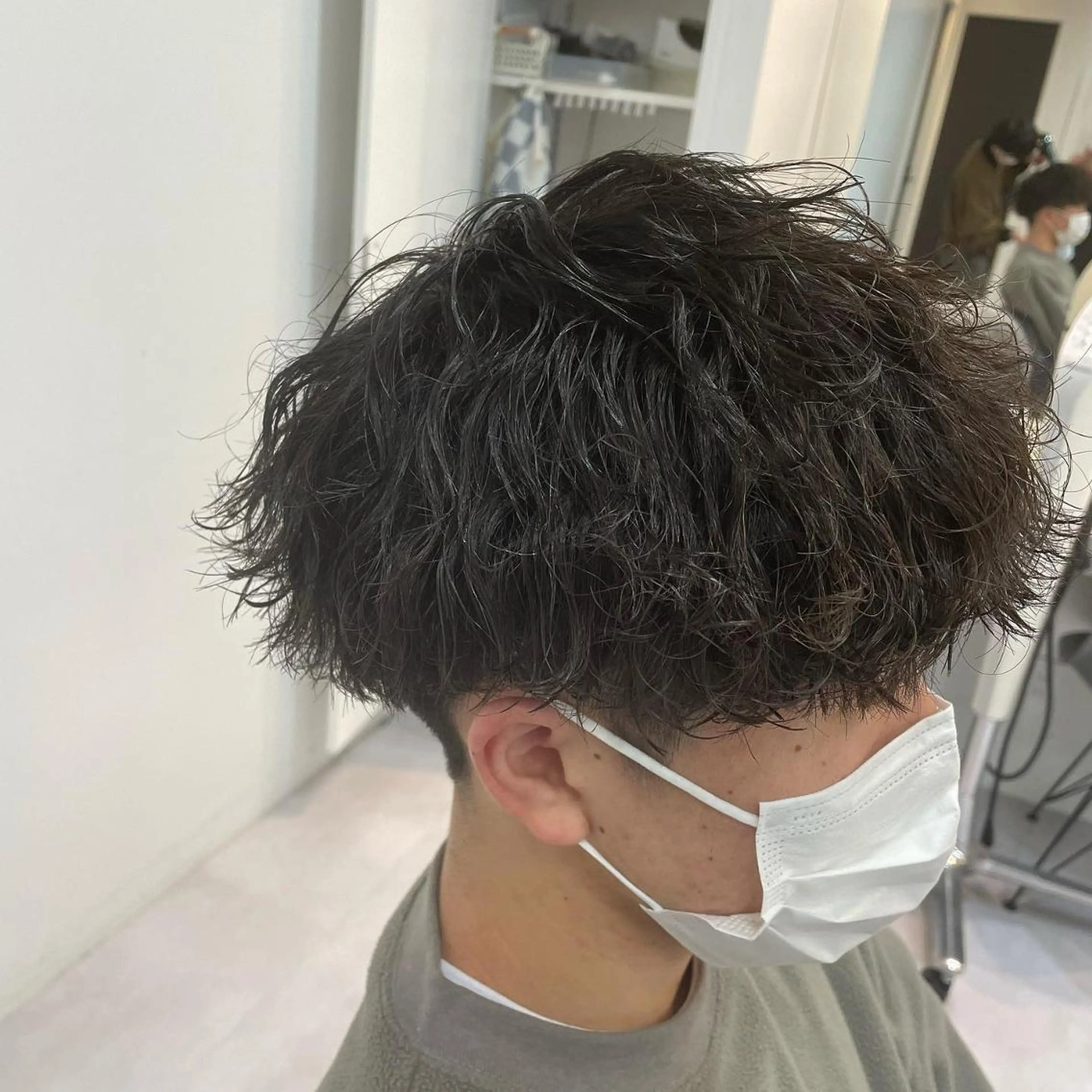 ショート 髪質改善× ハイライト溝江のヘアスタイル