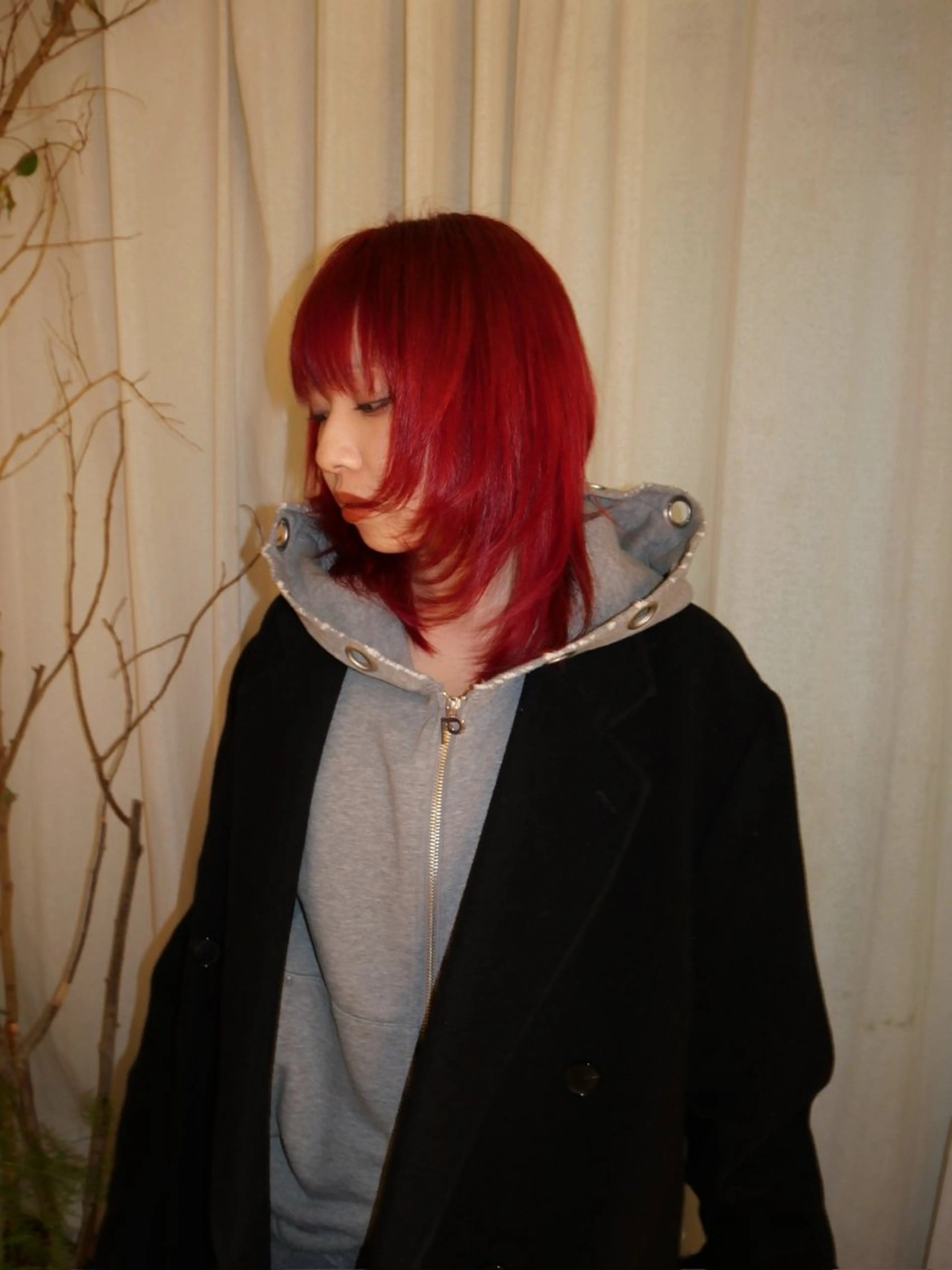 カラー カットモデル FILMSりくのヘアスタイル