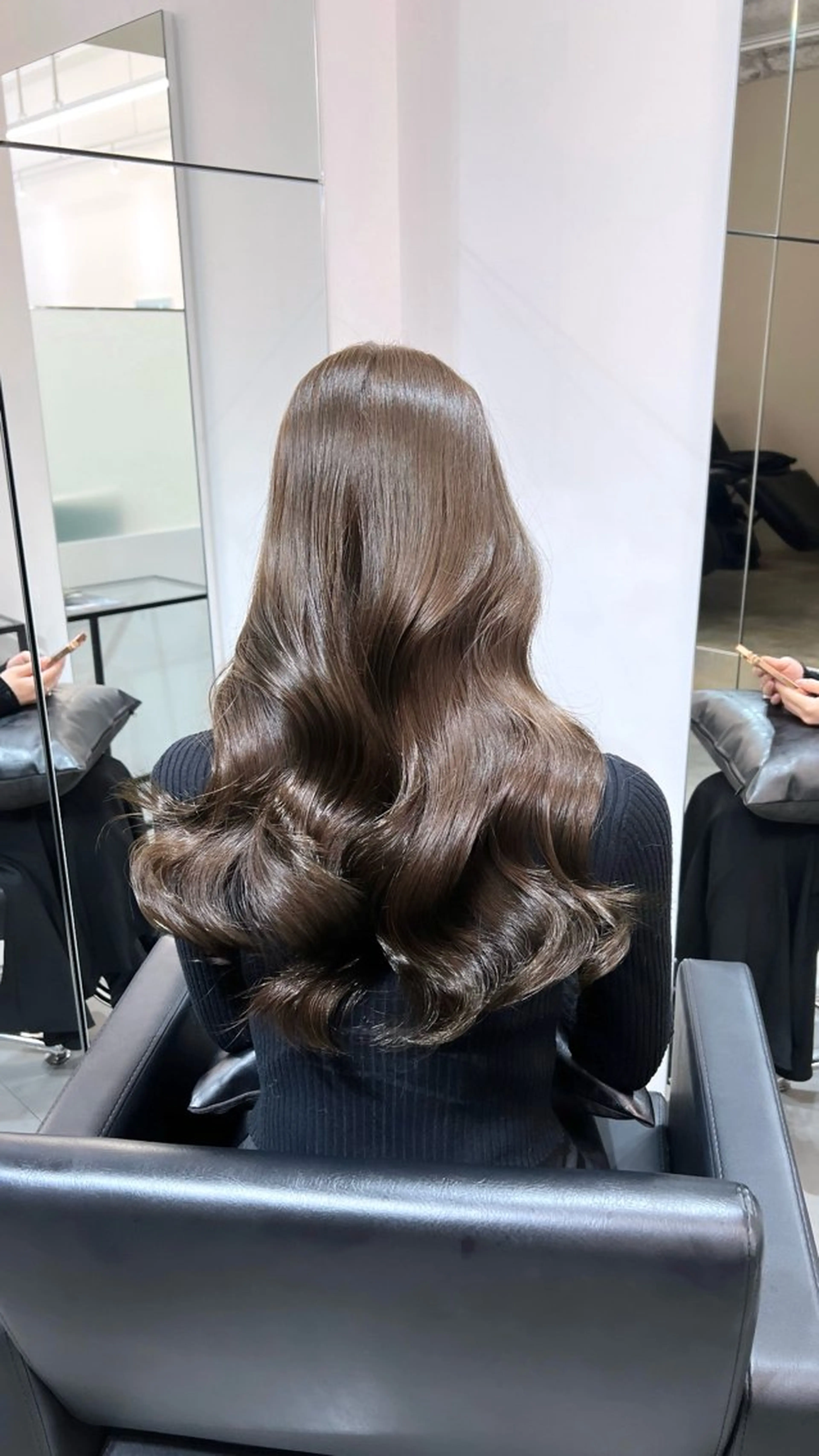 ロング カラー カットモデル 盛れるヘア♡MANAのヘアスタイル