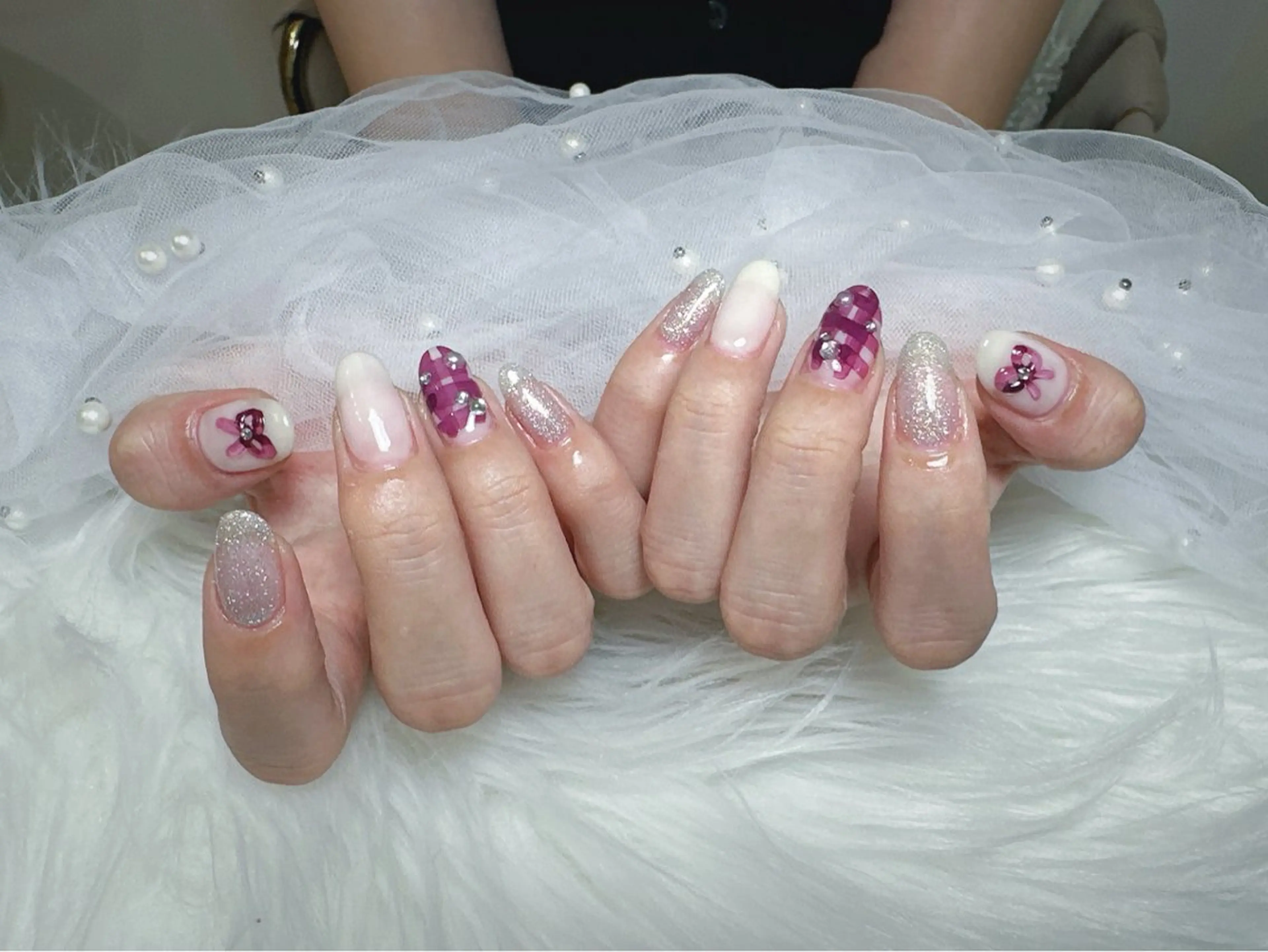 ネイル 【Eclat ｴｸﾗ】nail＆beauty所属・Eclat〔ｴｸﾗ〕 MOEKA𝜗𝜚*のネイルデザイン