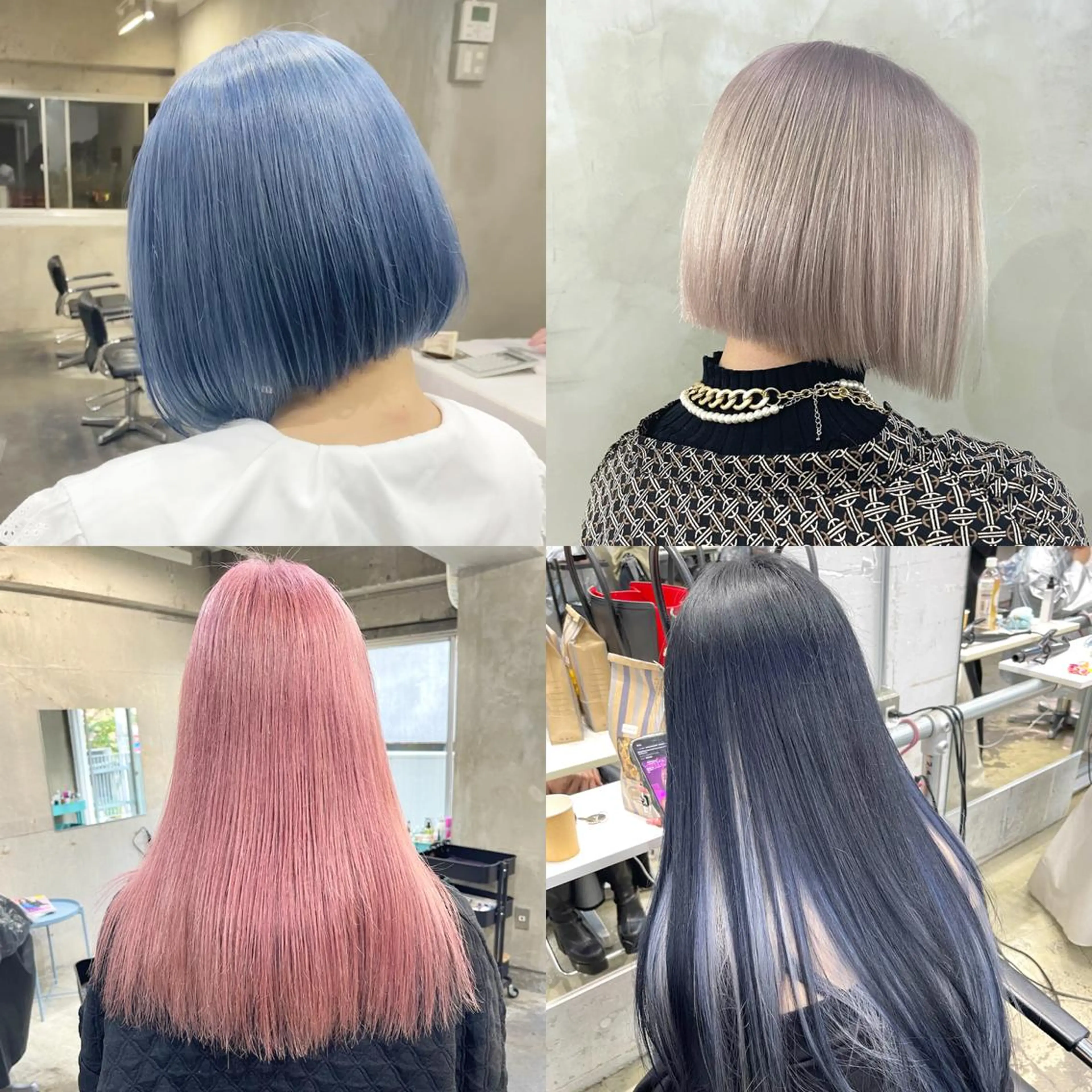 カラー ハッシュカットとハイ トーン/HIROKIのヘアスタイル