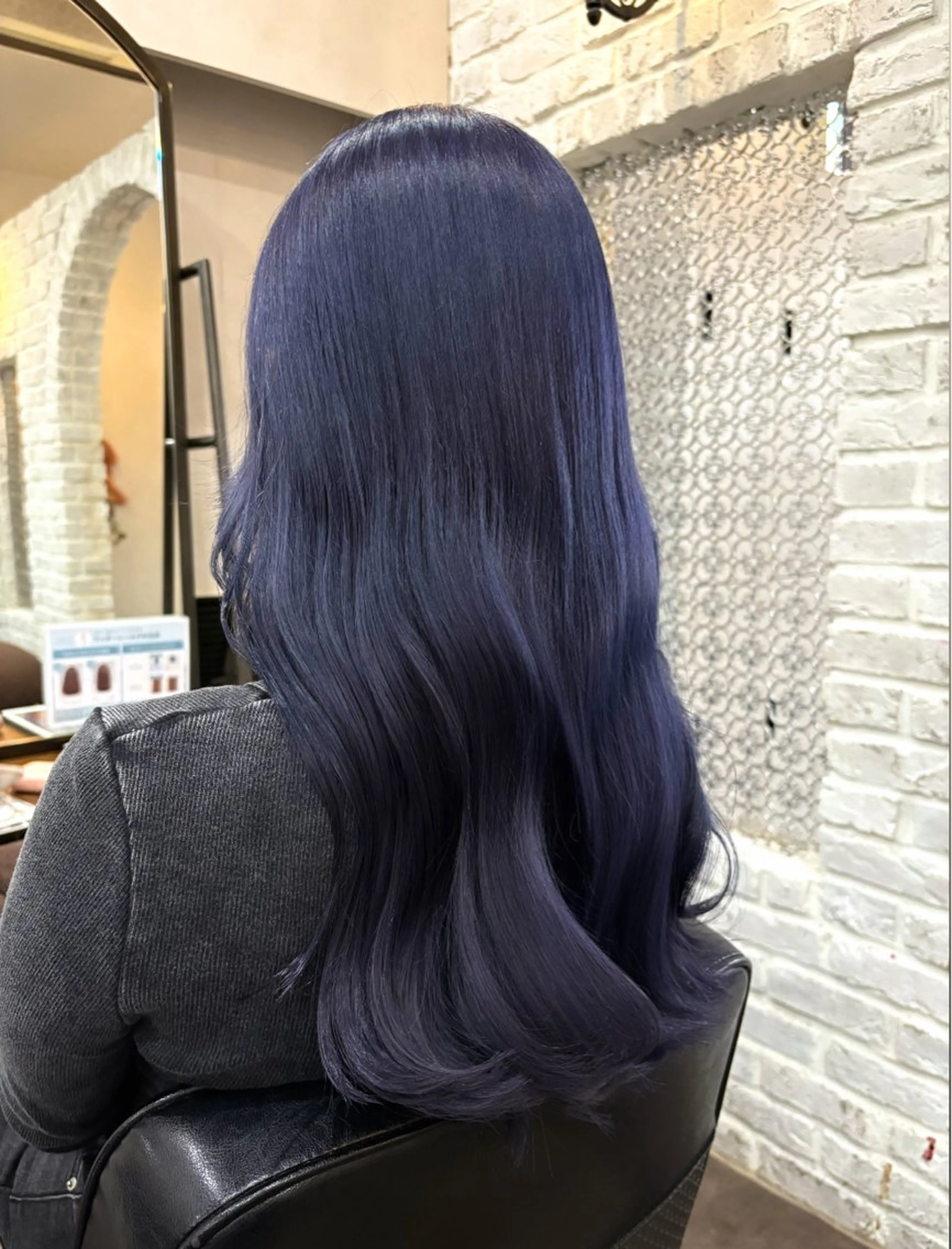 ロング カラー ヘアカラー トリートメント 🦄🩵YUNA 🩵🦄のヘアスタイル