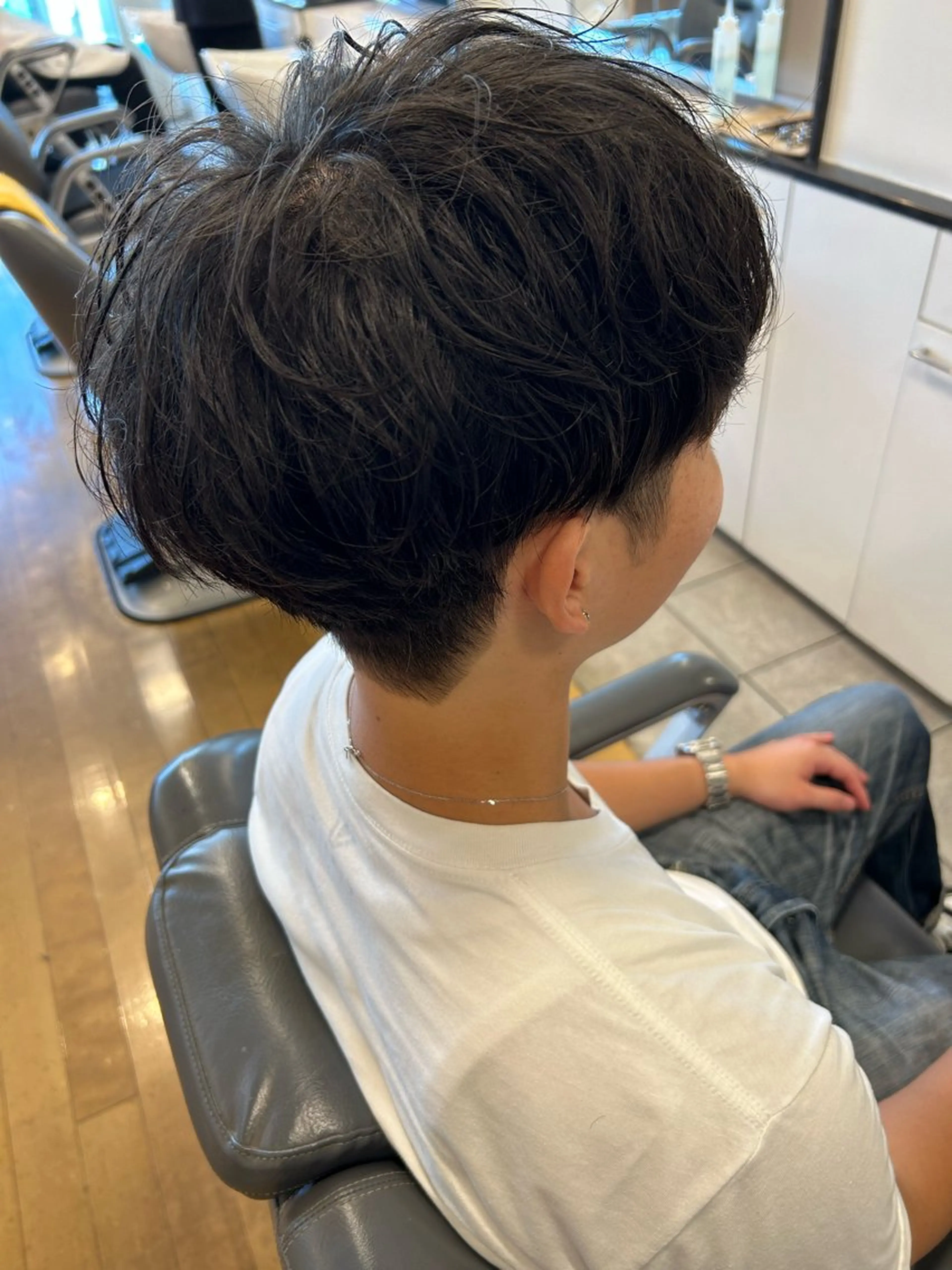 ショート メンズ マッシュ 刈り上げ カット カットサロンタカハシ所属・メンズカット　森 和磨のヘアスタイル