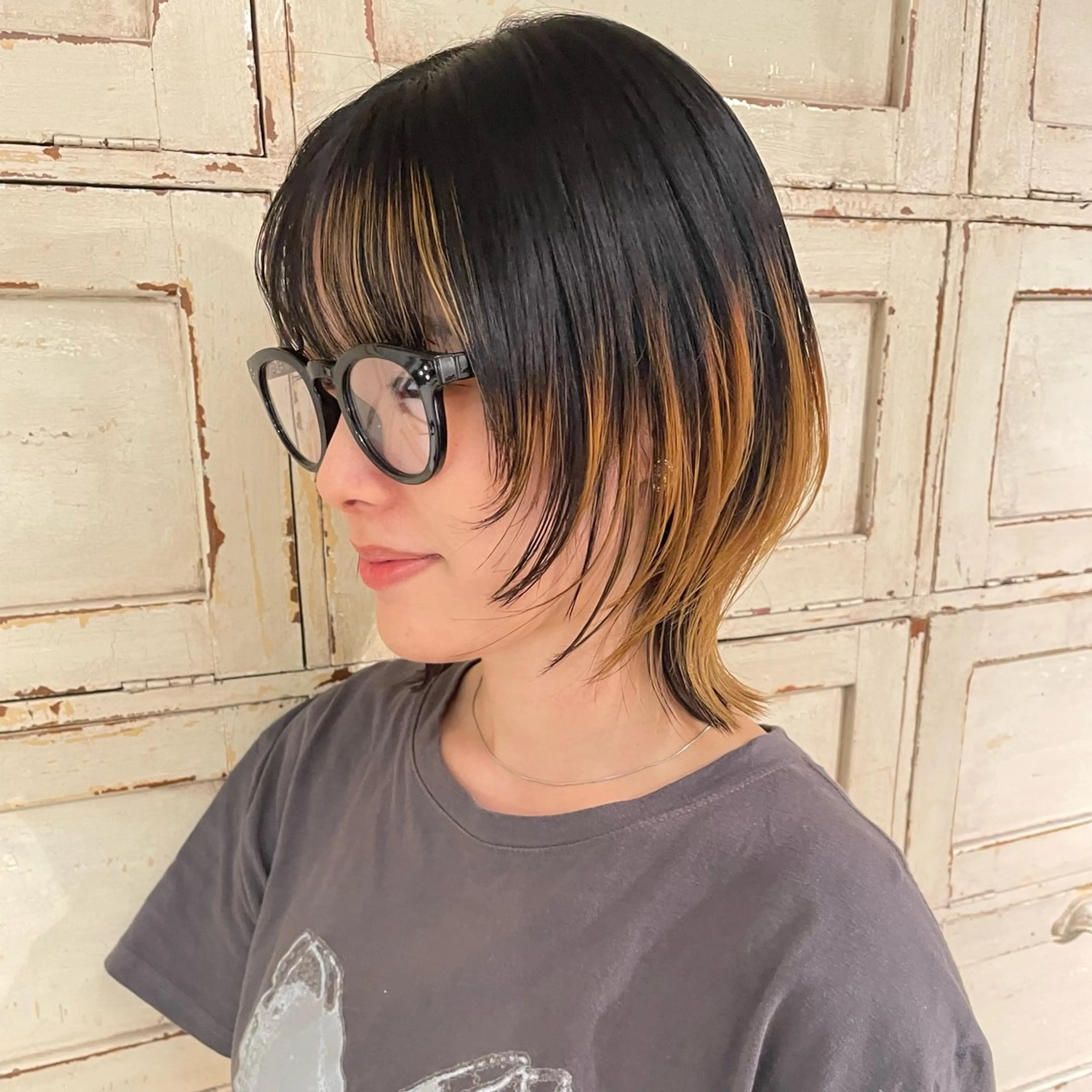 ショート カラー ブリーチ RorriM natsuのヘアスタイル