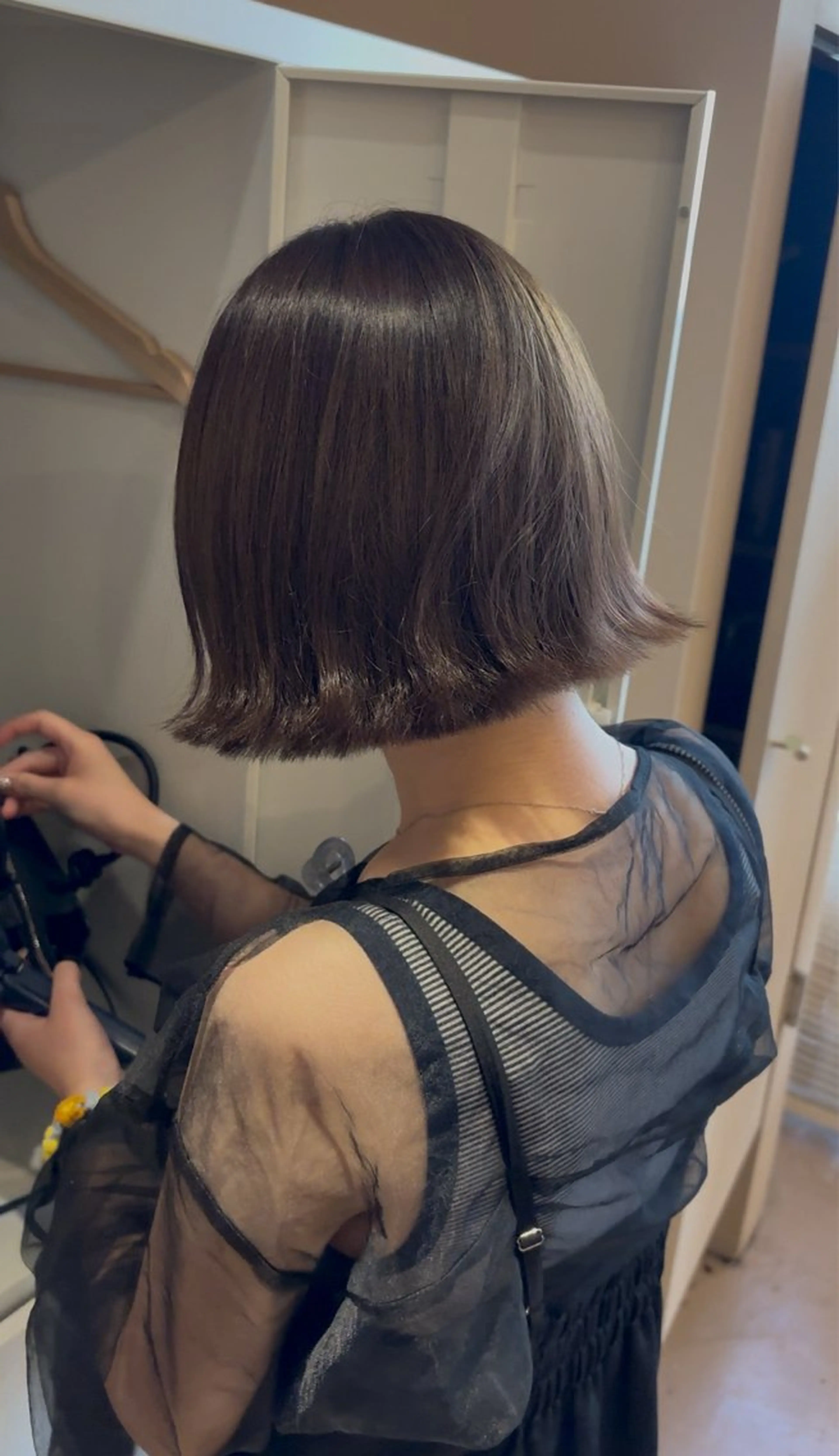 ショート カラー カット ヘアカラー トリートメント Eliss 堀江 店長　芝下光のヘアスタイル