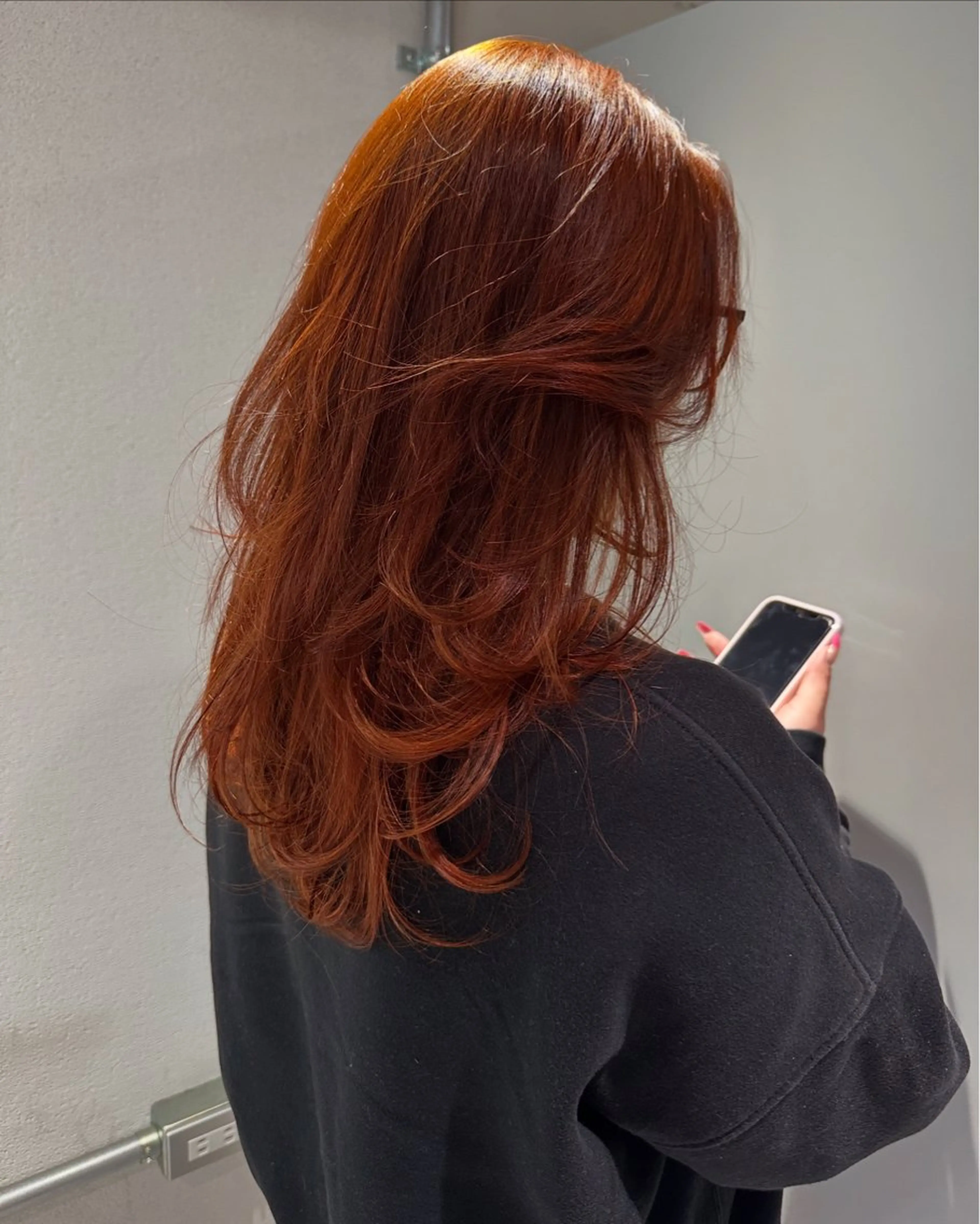 ミディアム カラー カット ヘアカラー トリートメント 海外風 レイヤー 💠MIKUのヘアスタイル