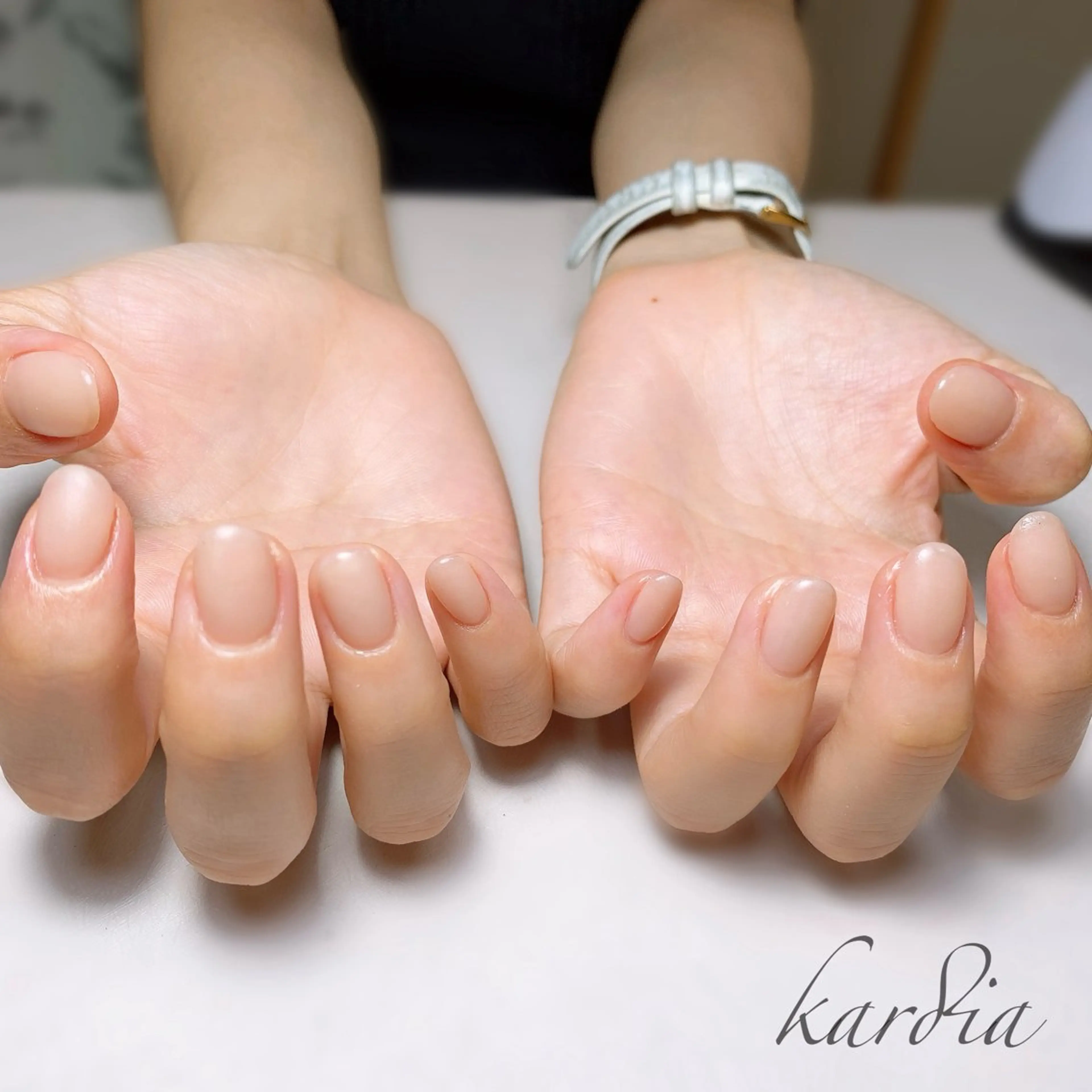 ネイル ハンドネイル καρδιά -ｶﾙﾃﾞｨｱ-のネイルデザイン