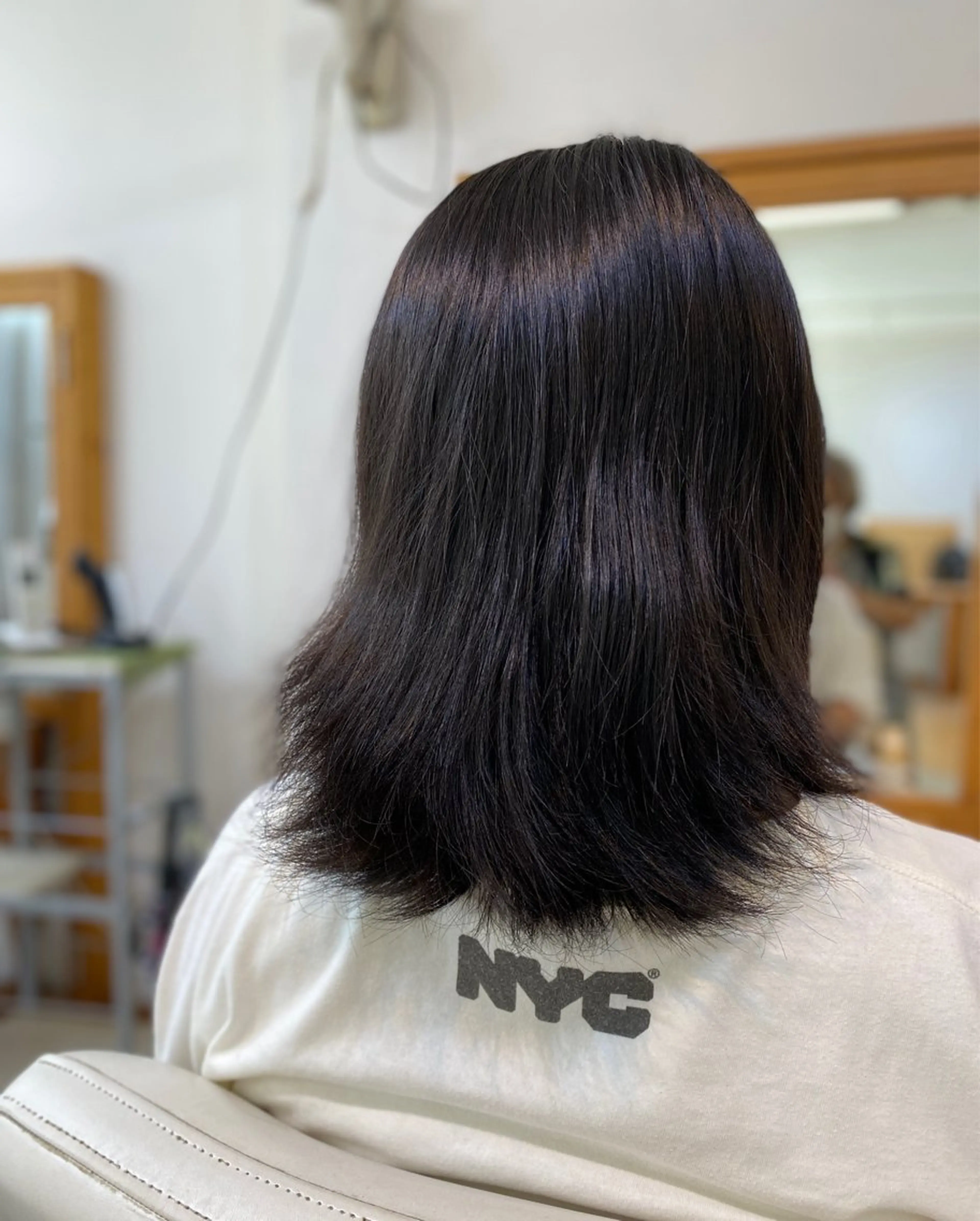セミロング CRADLE Takeuchiのヘアスタイル