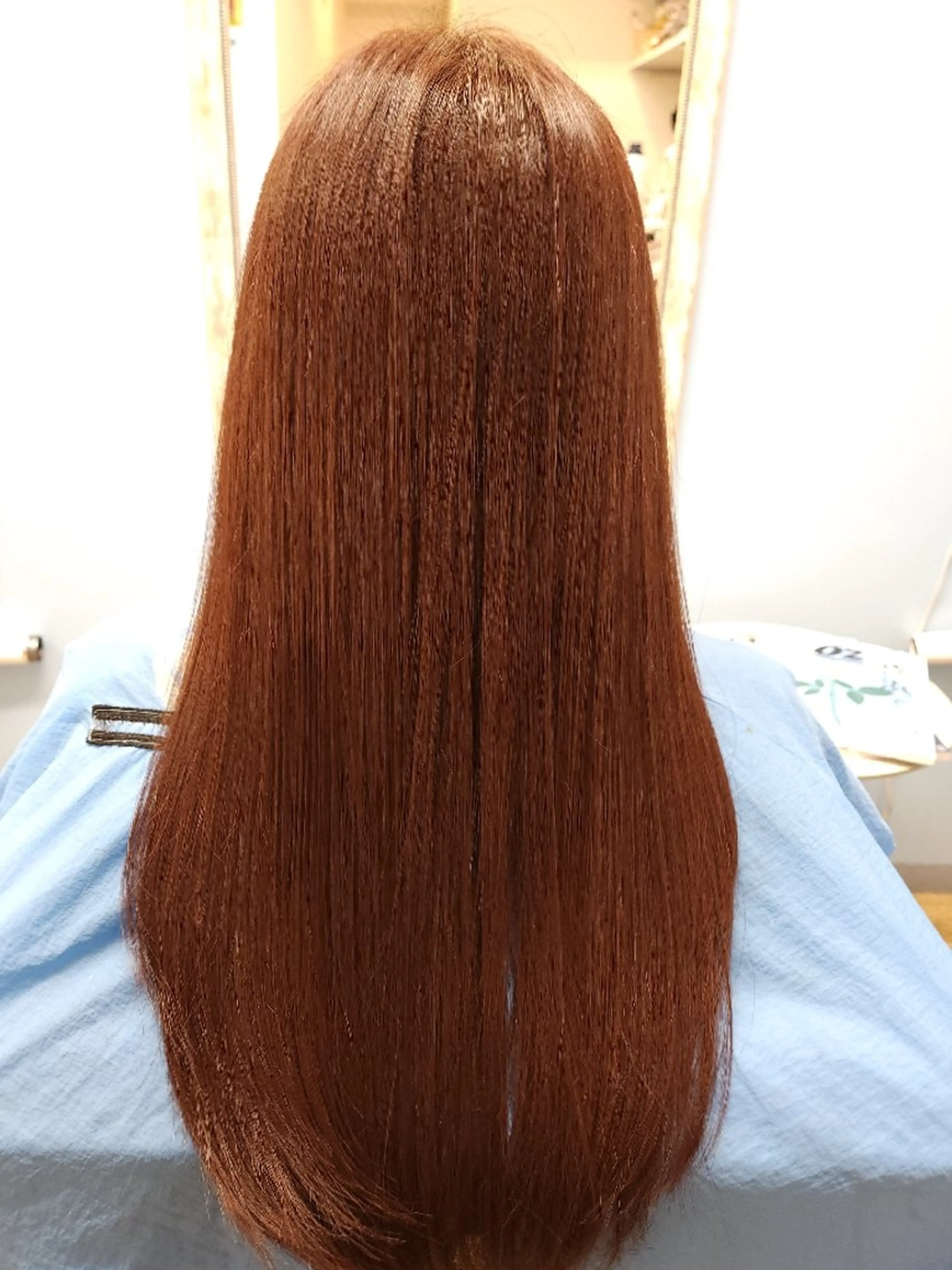 カラー ブラウンカラー ピンクカラー のむら りさのヘアスタイル
