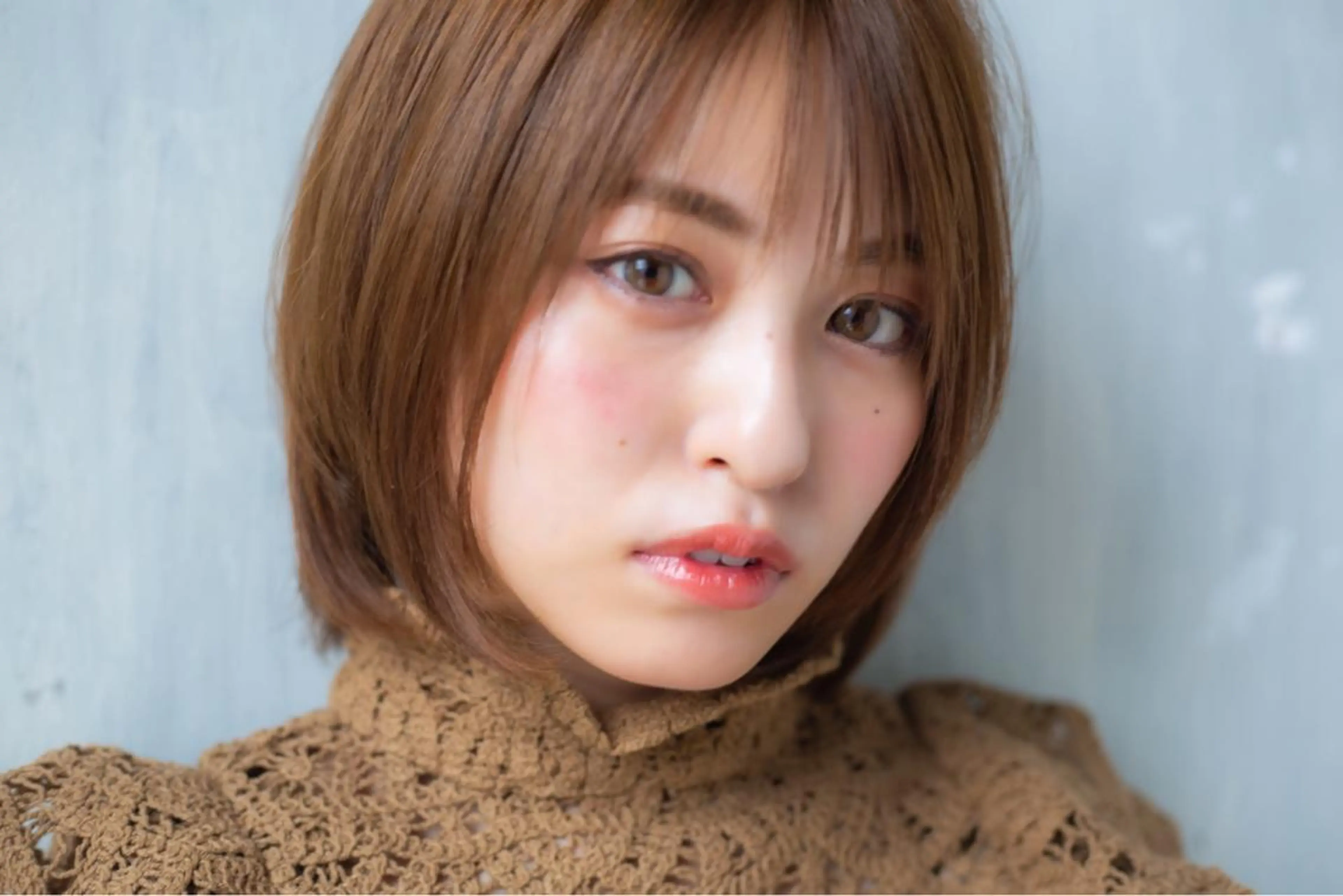 ミディアム カット ヘアカラー 縮毛矯正 トリートメント Lond luce所属・代表 吉澤弘哲のヘアスタイル