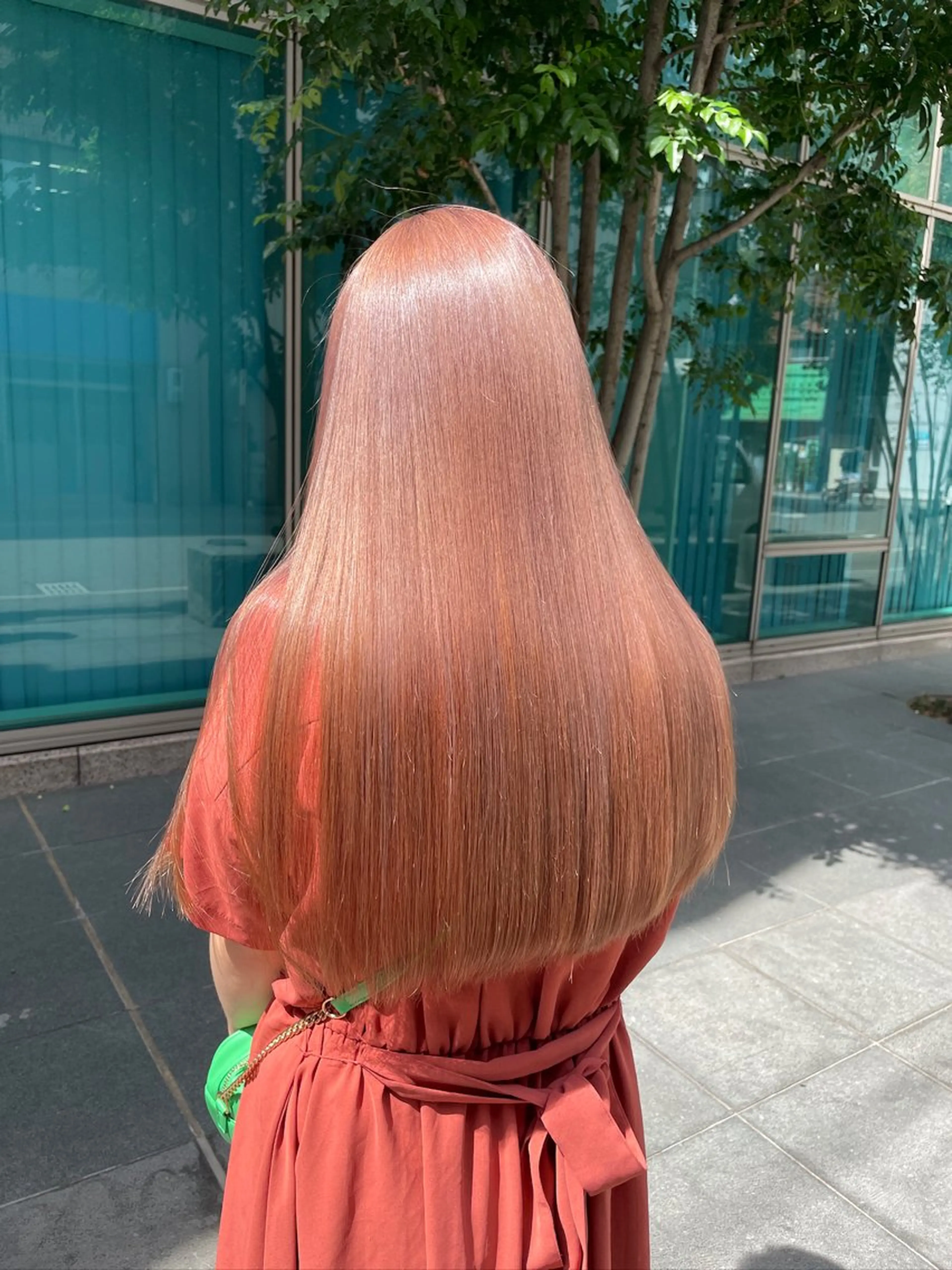 ロング ヘアカラー トリートメント hair gallery glass所属・すえつな しんのすけのヘアスタイル