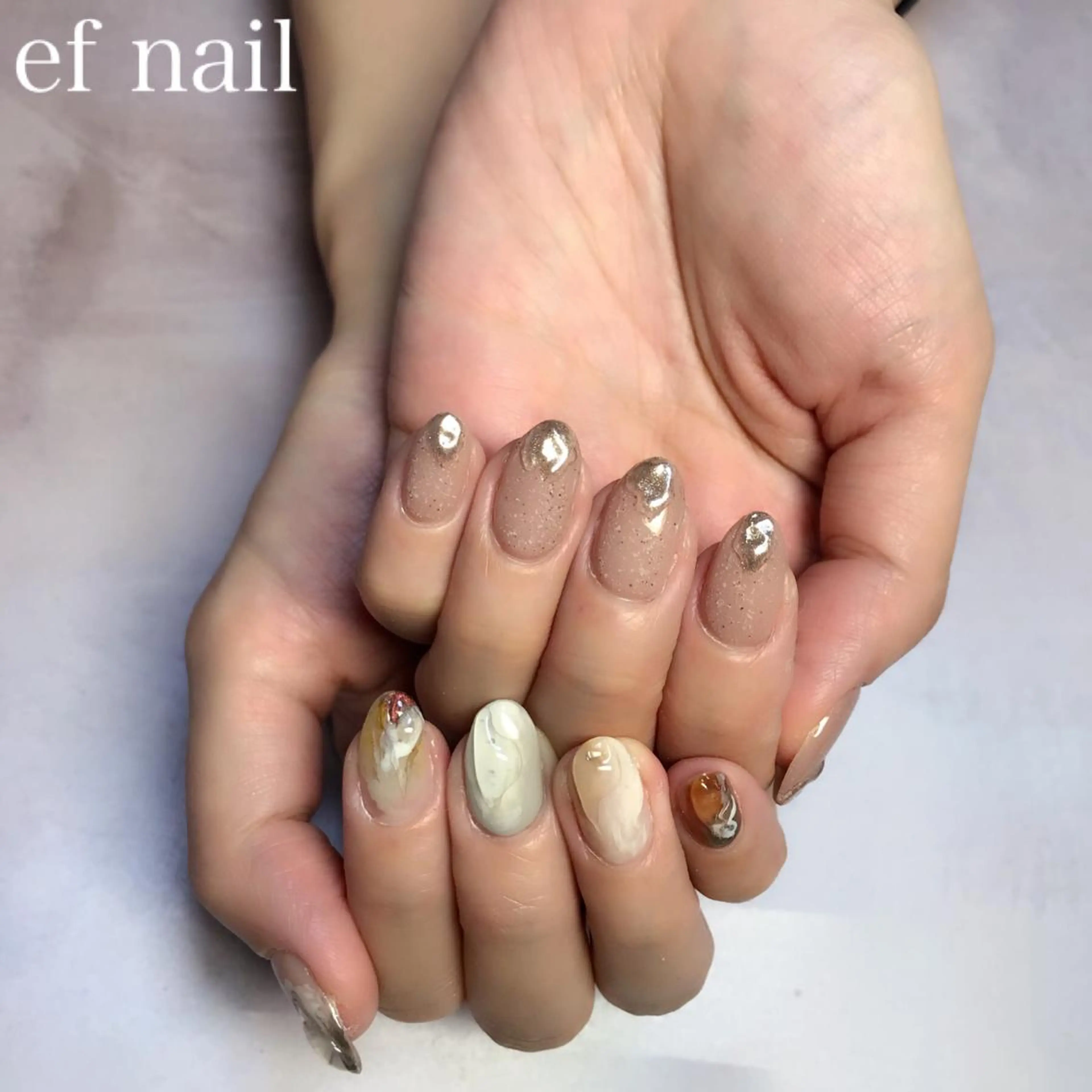 ネイル ハンドネイル ef nailのネイルデザイン