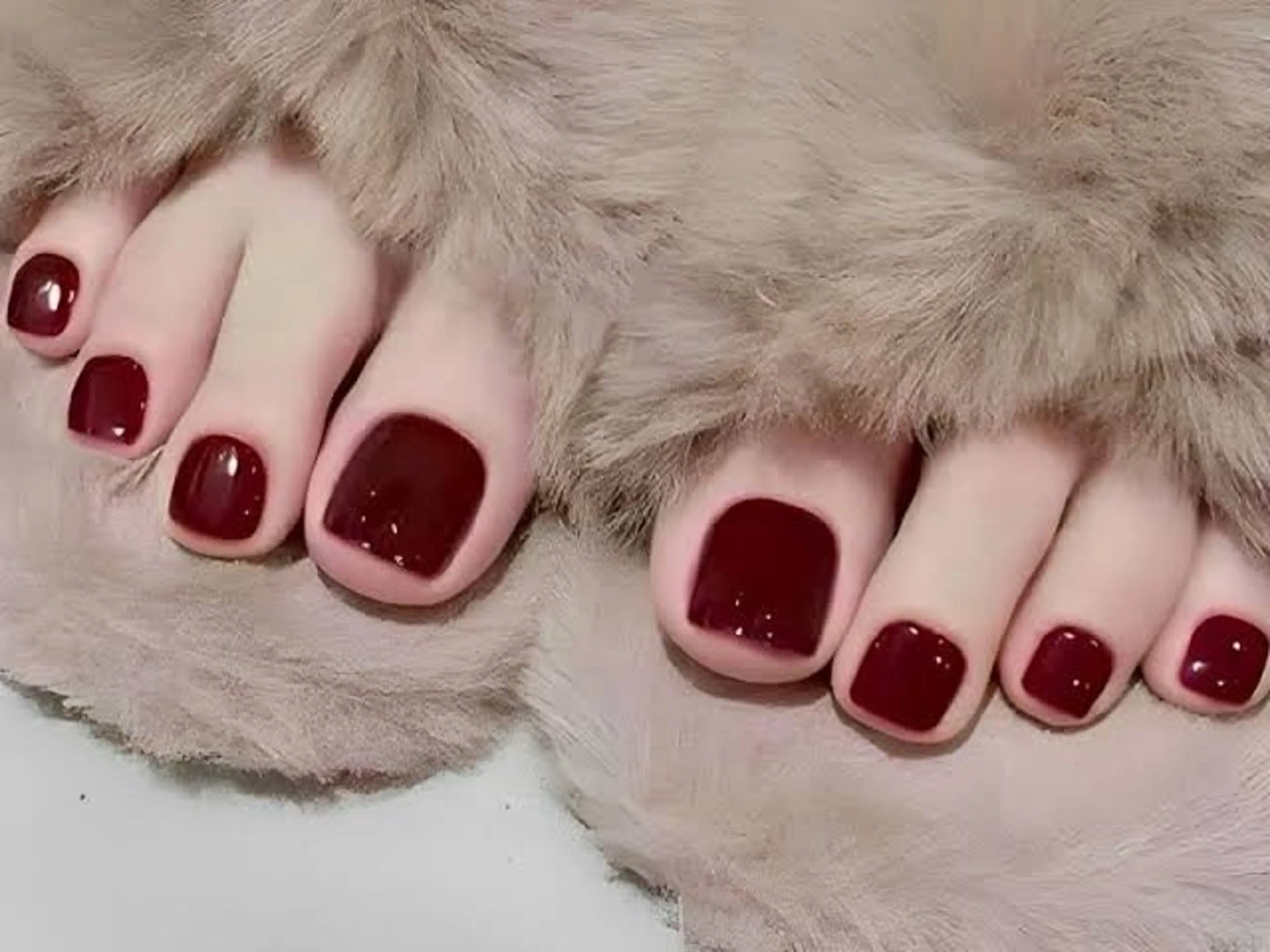 ミディアム フットネイル YUME NAILのネイルデザイン