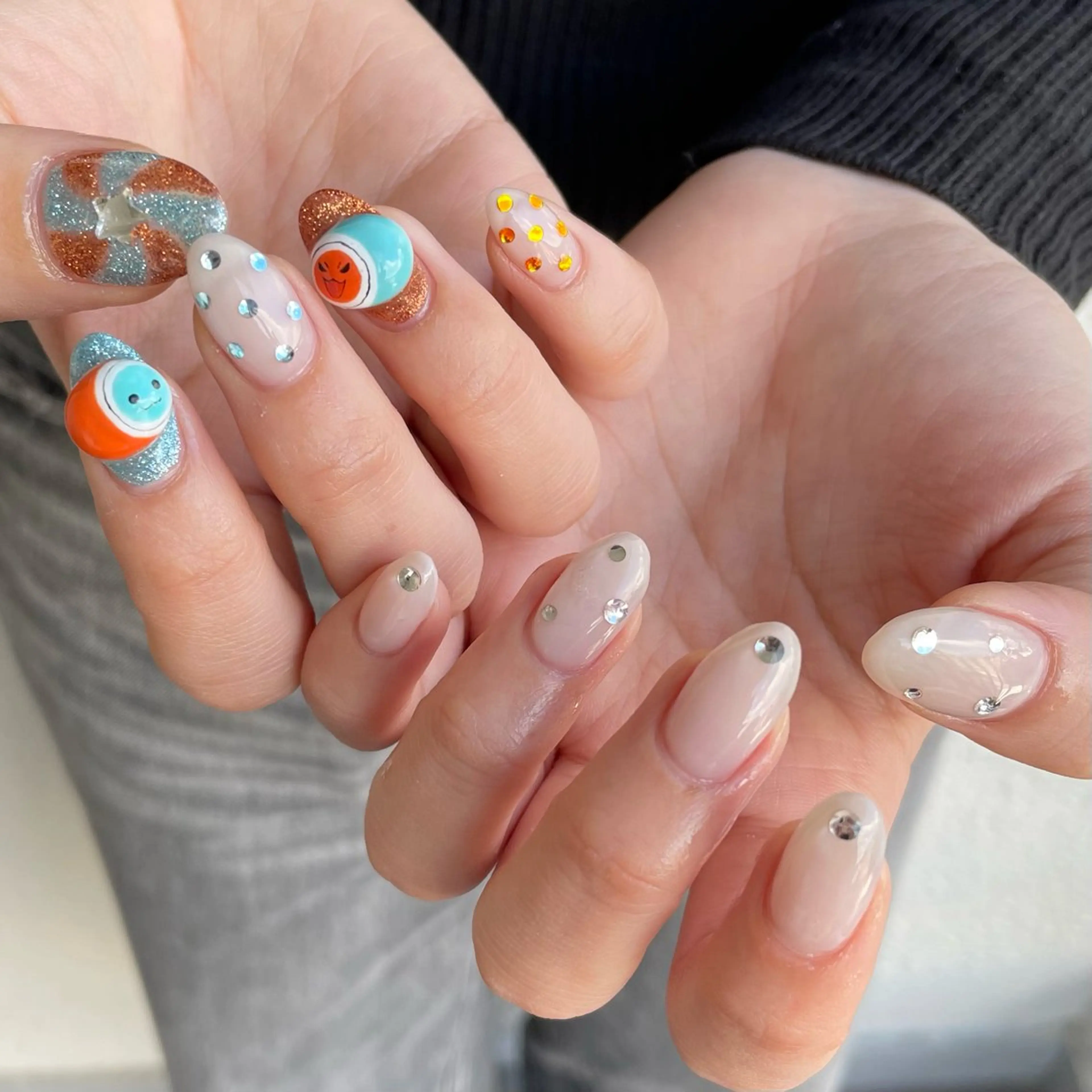 ネイル ハンドネイル カメレオン京橋🌻 草葉由佳のネイルデザイン
