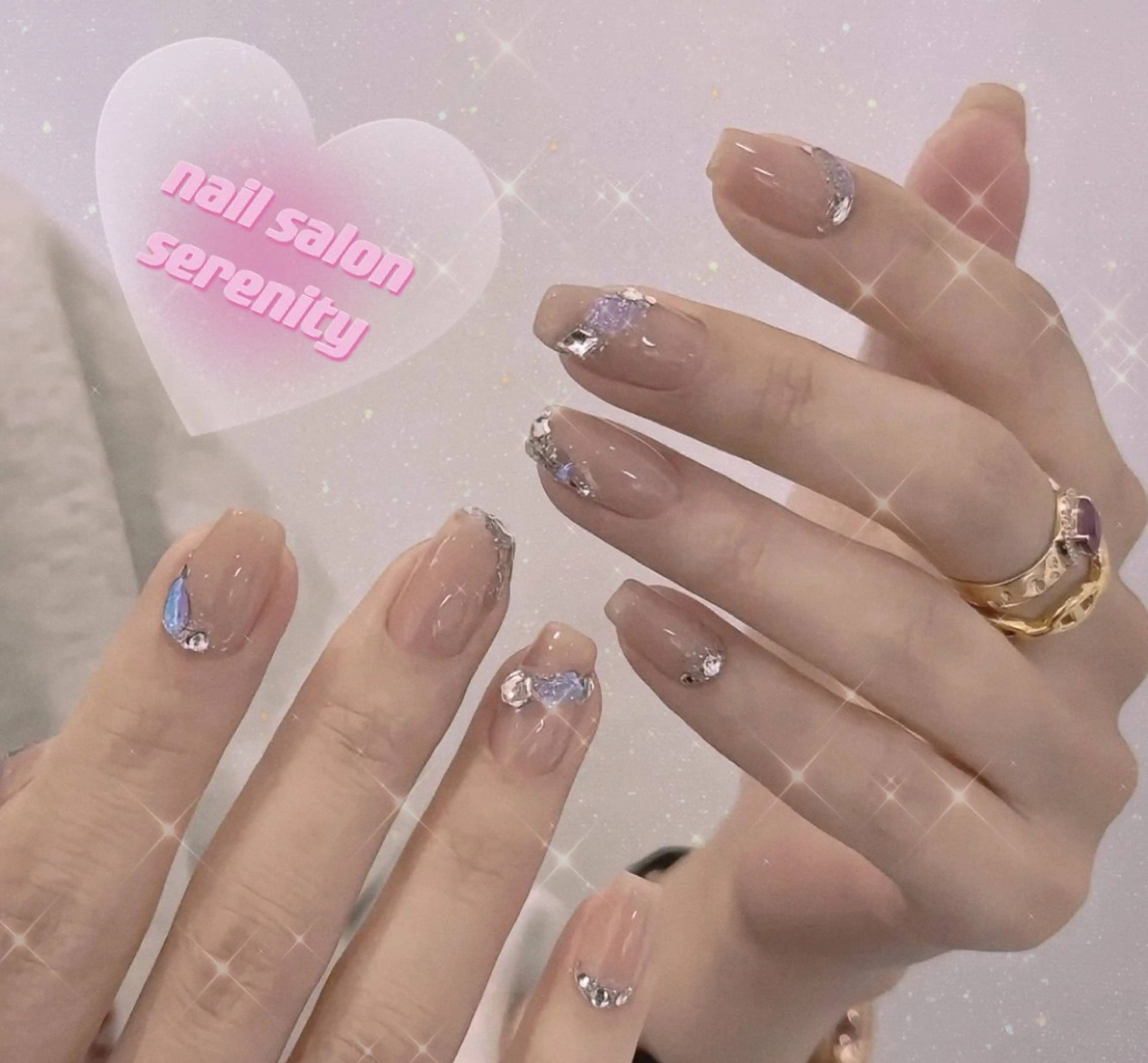 ネイル ✨Serenity ワンホンネイルのネイルデザイン