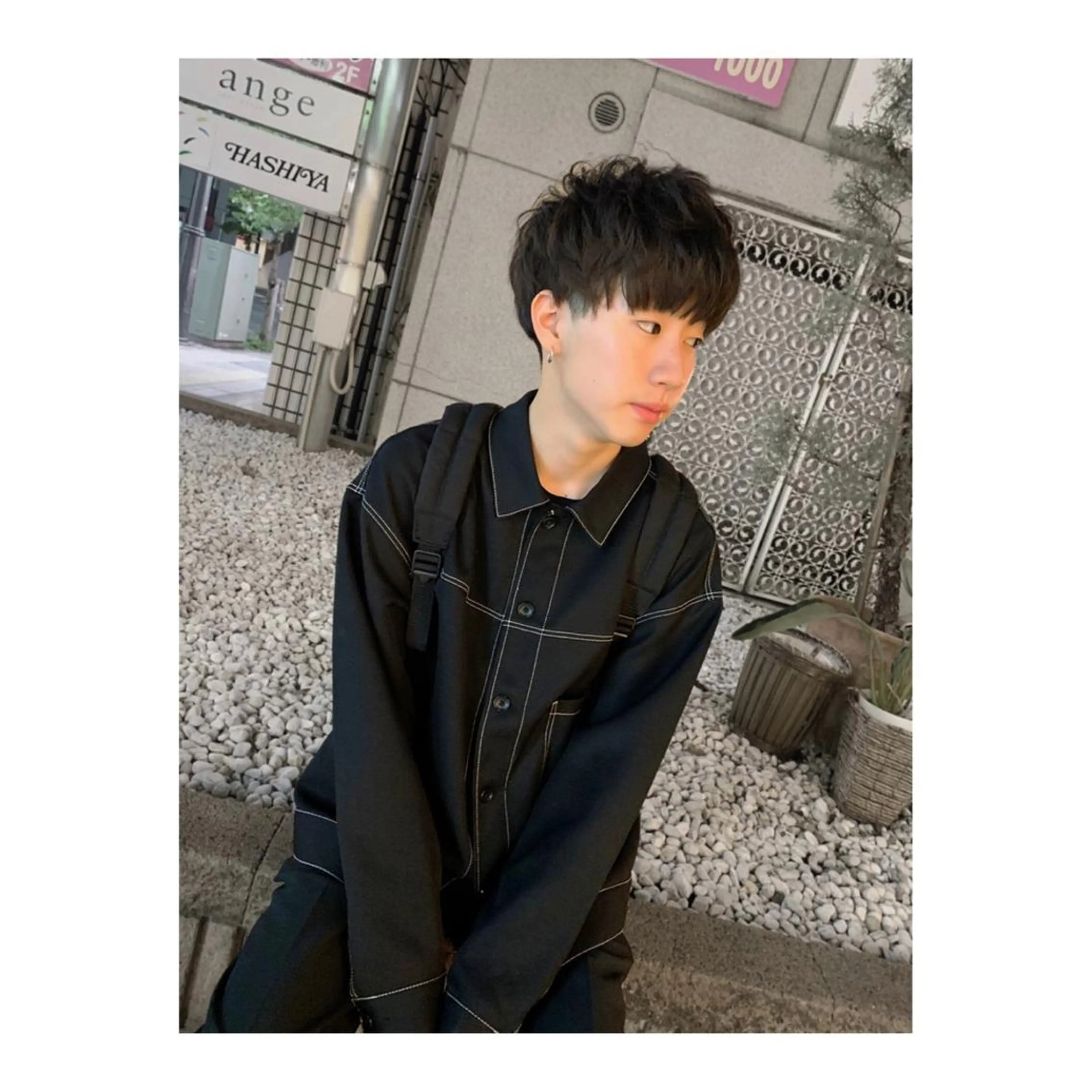 ショート メンズ カット ヘッドスパ ヘアセット ange☞ soutaのヘアスタイル