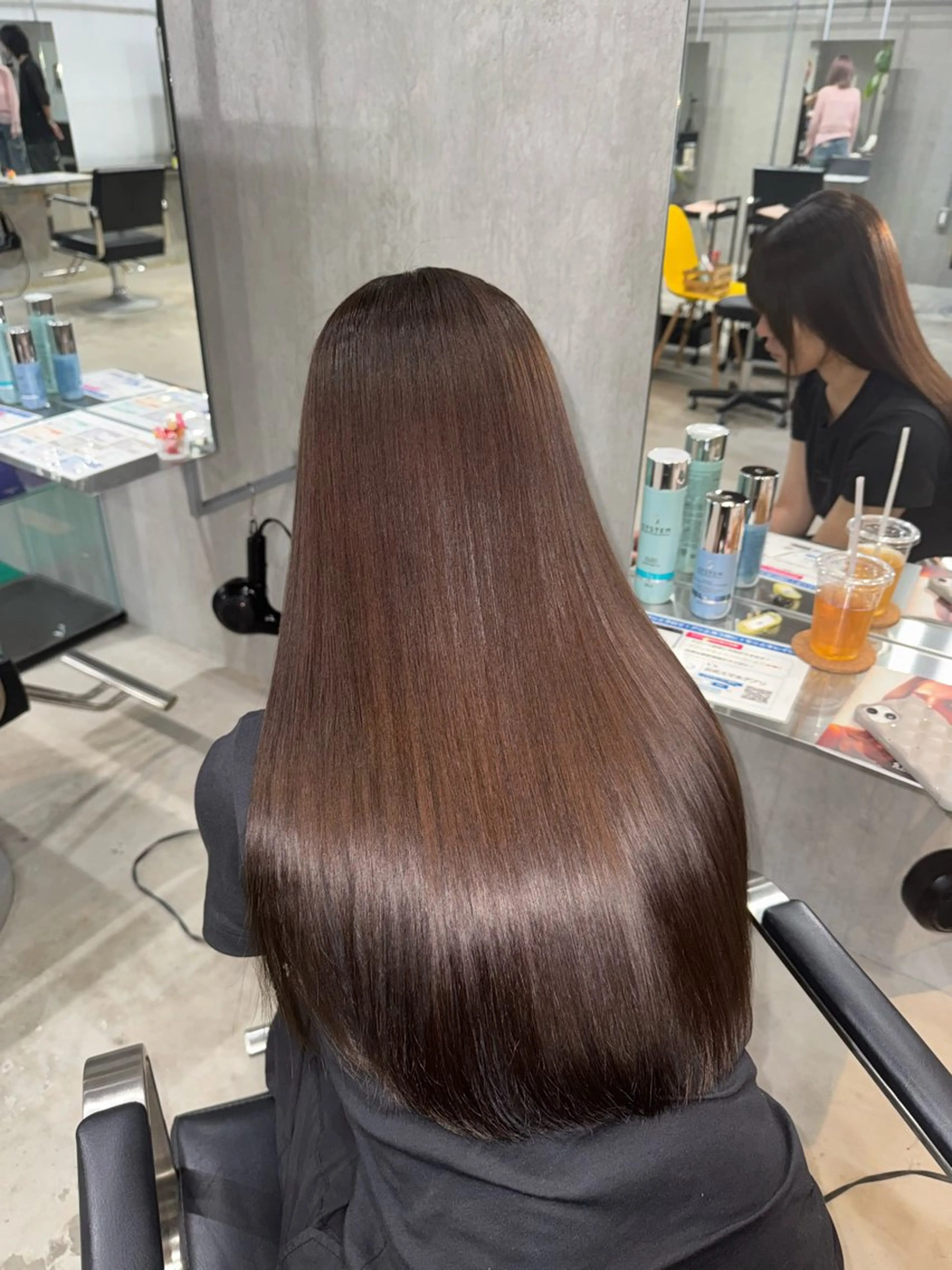 ロング カラー 井上 美夢のヘアスタイル
