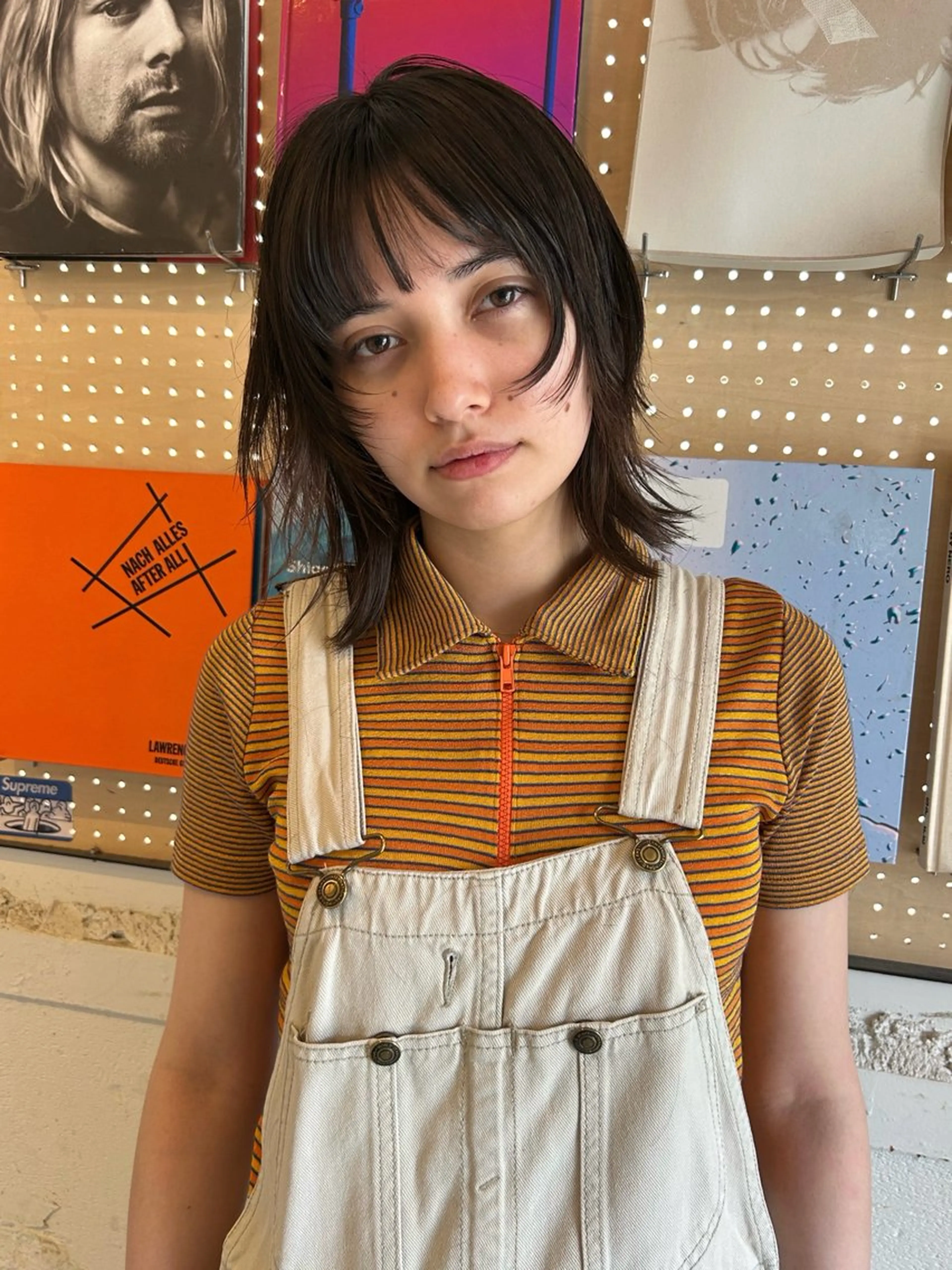 ミディアム カラー レイヤーカット カット ヘアカラー トリートメント Loom.所属・村上雅人 ナチュラルモードのヘアスタイル