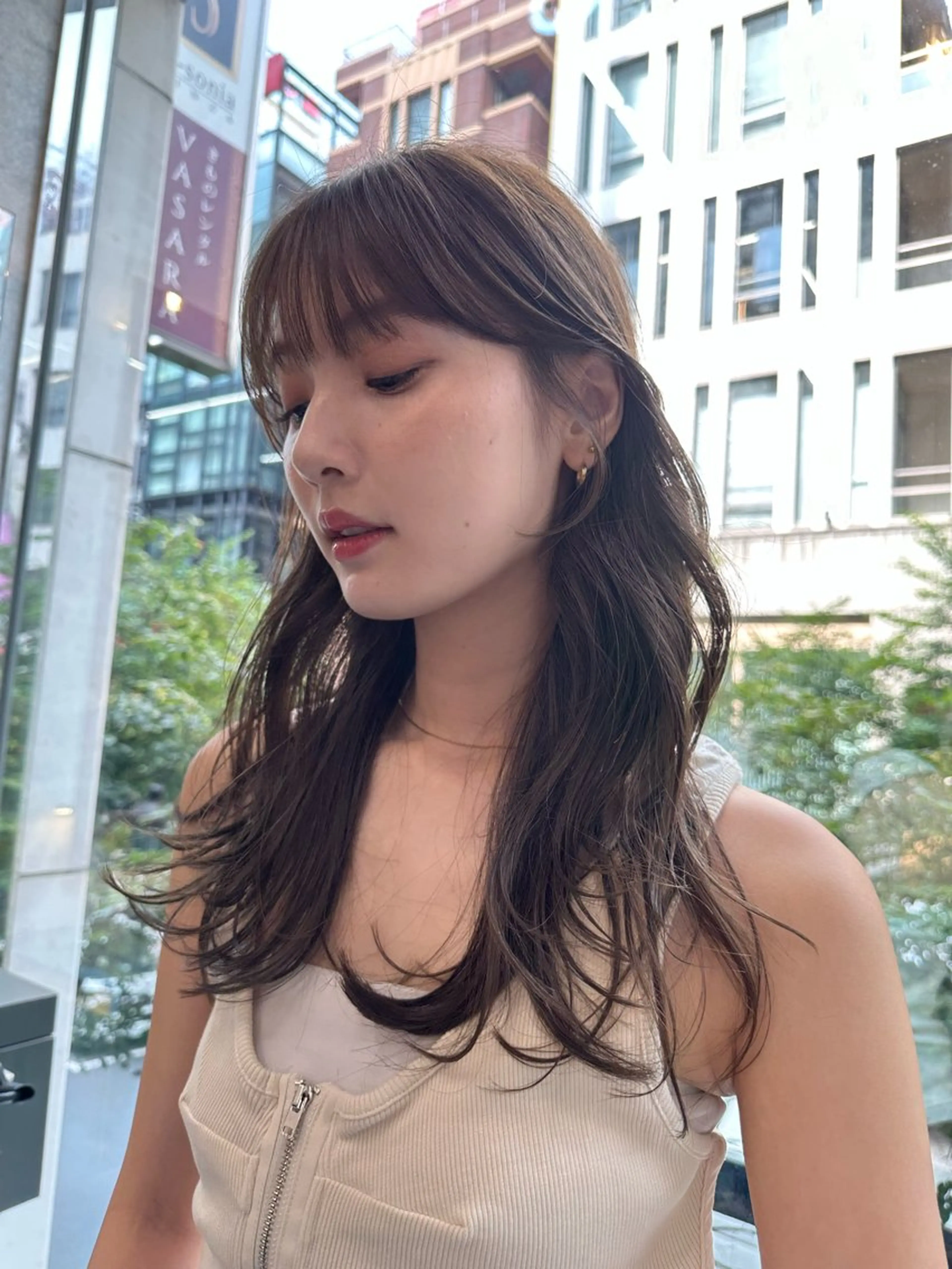 ロング カラー Misora/ボブ/ レイヤー/艶カラーのヘアスタイル