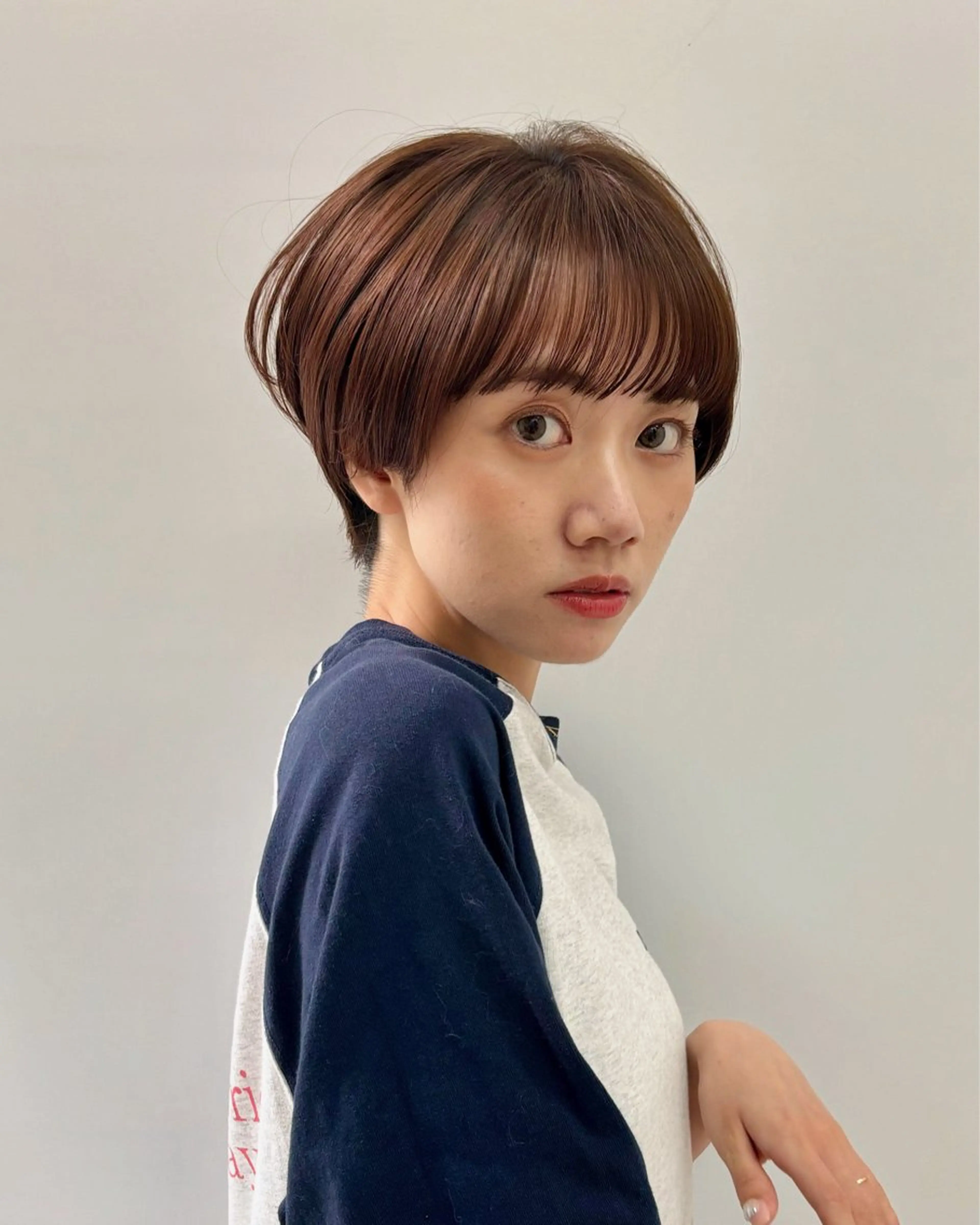 ショート 透明感抜群オリーブ/ ショウキのヘアスタイル