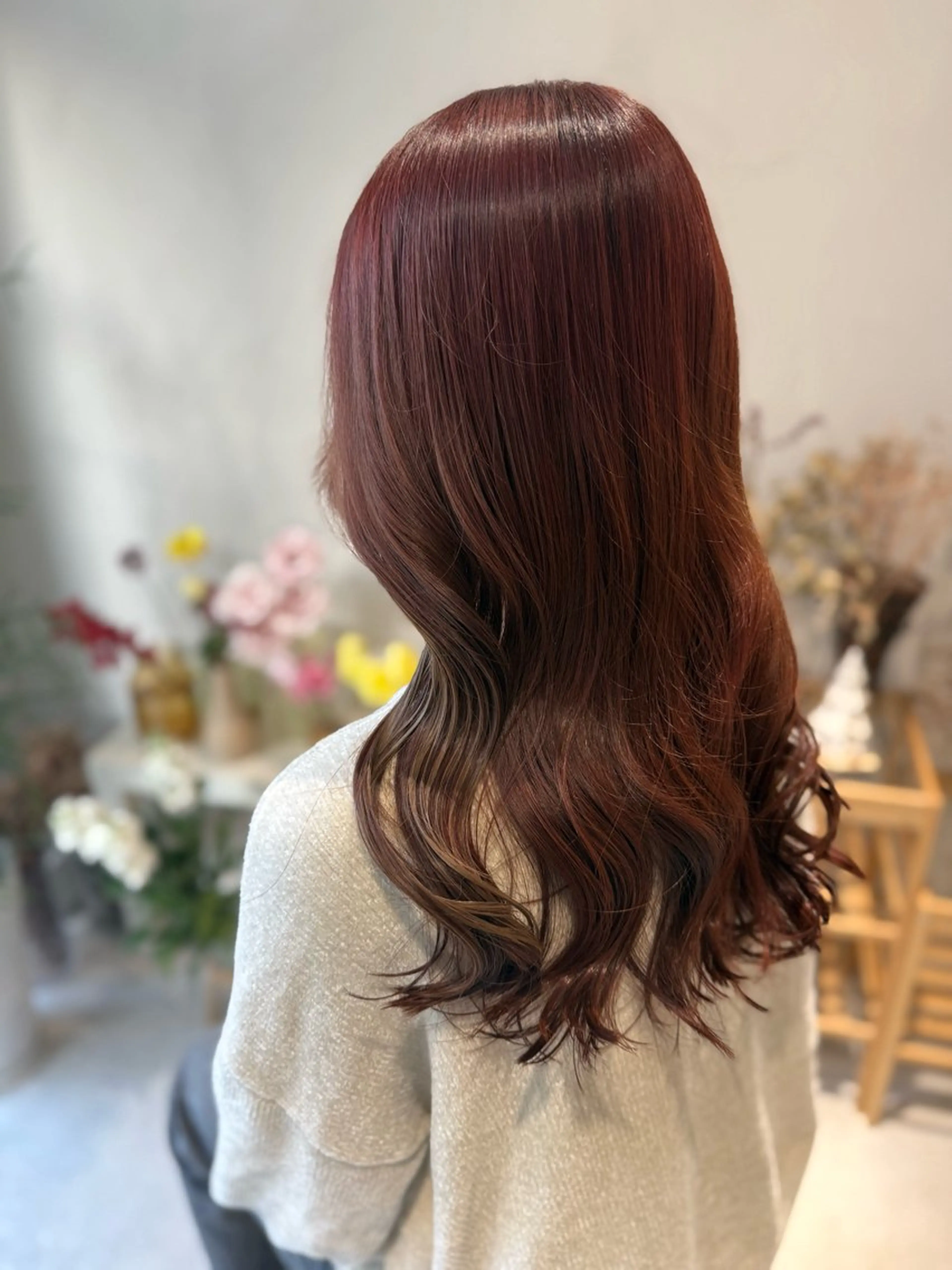 ロング カラー ヘアカラー 🎀花屋併設サロン 荘司まゆり🎀‪‪のヘアスタイル