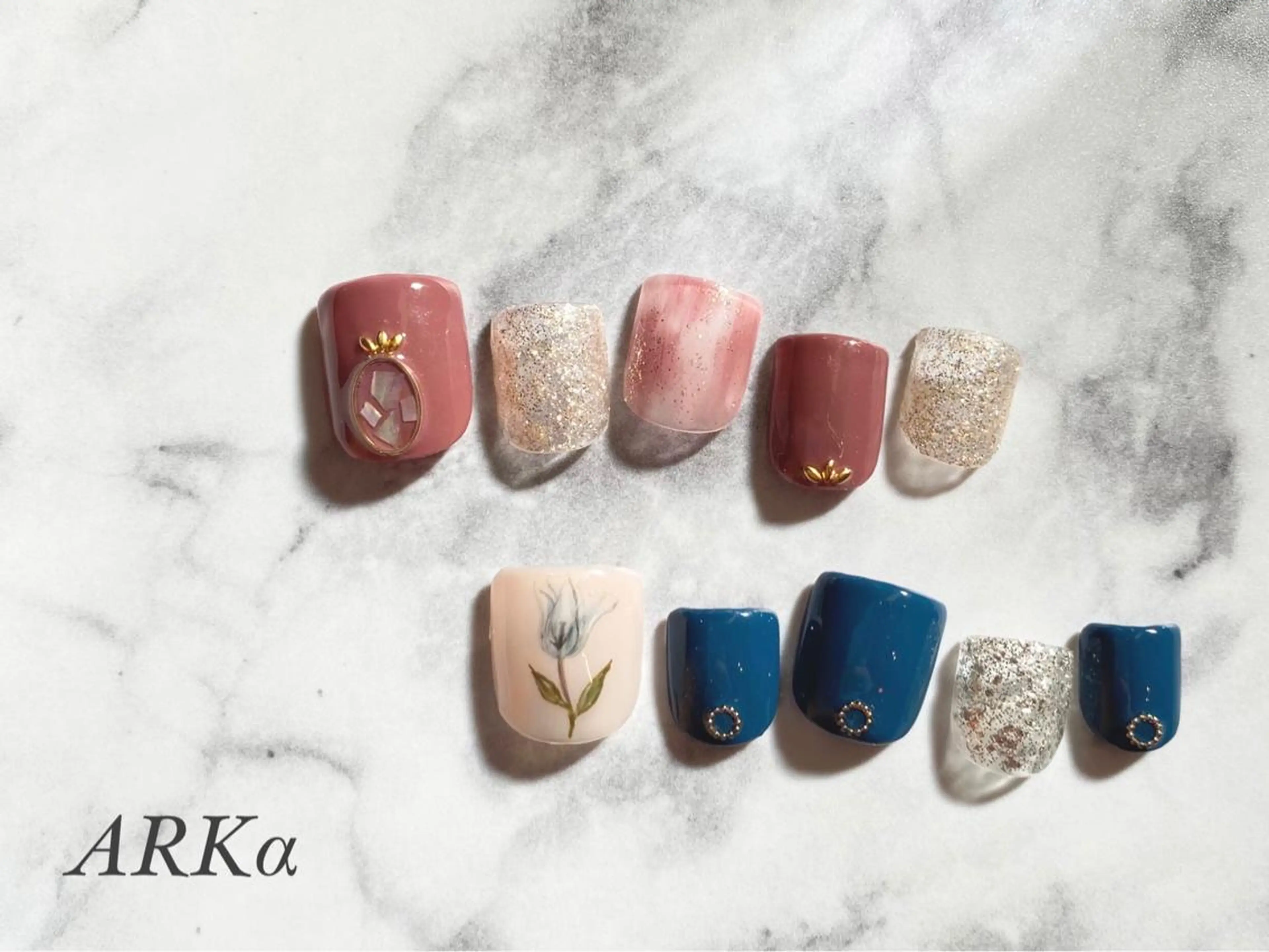 ネイル フットネイル Nailsalon ARKαのネイルデザイン