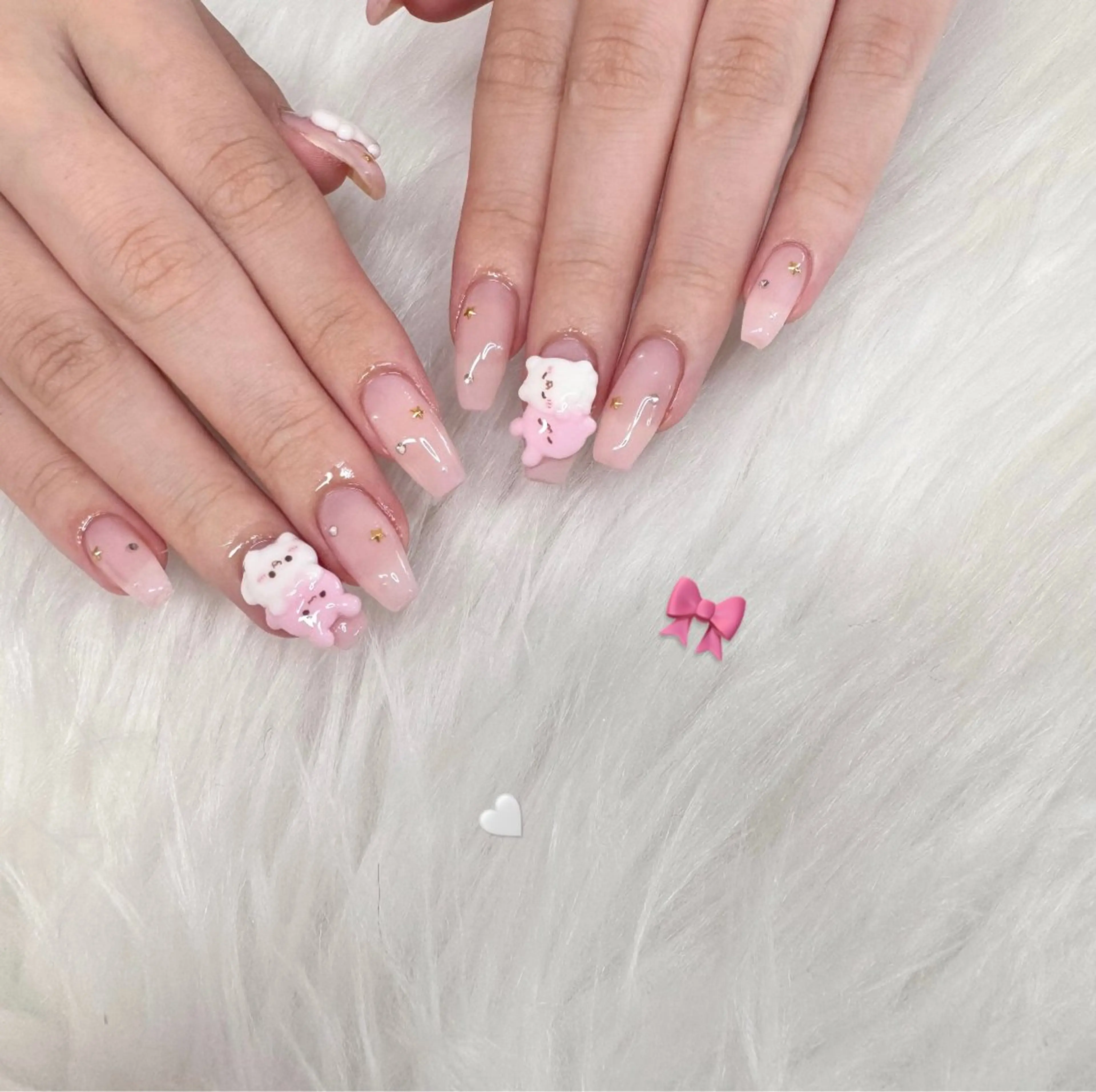 ネイル 持ち込み ハンドネイル La neige* yuki 🥯🍑のネイルデザイン
