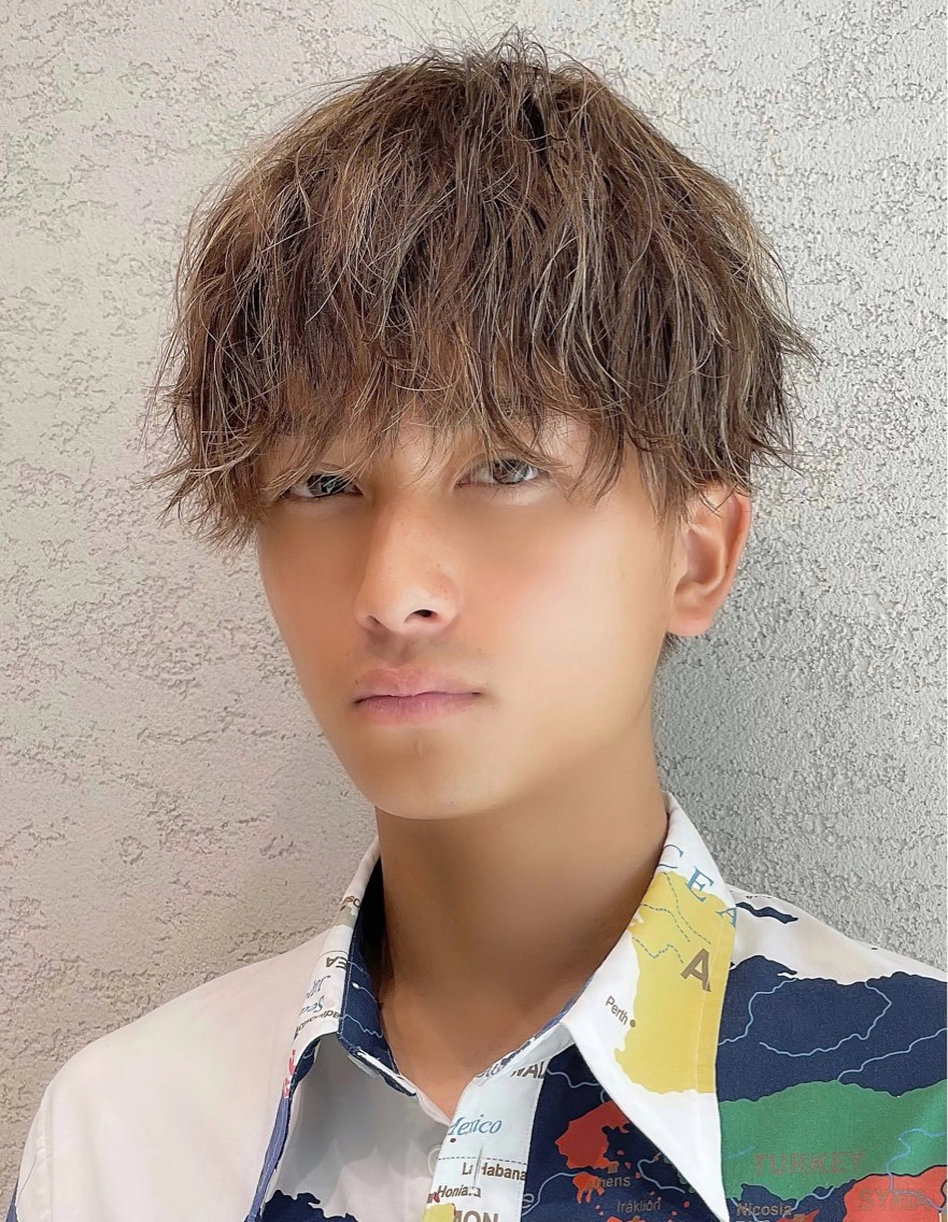 ショート パーマ メンズ カット パーマ 大人メンズパーマ メンズ特化　萱原大幹のヘアスタイル